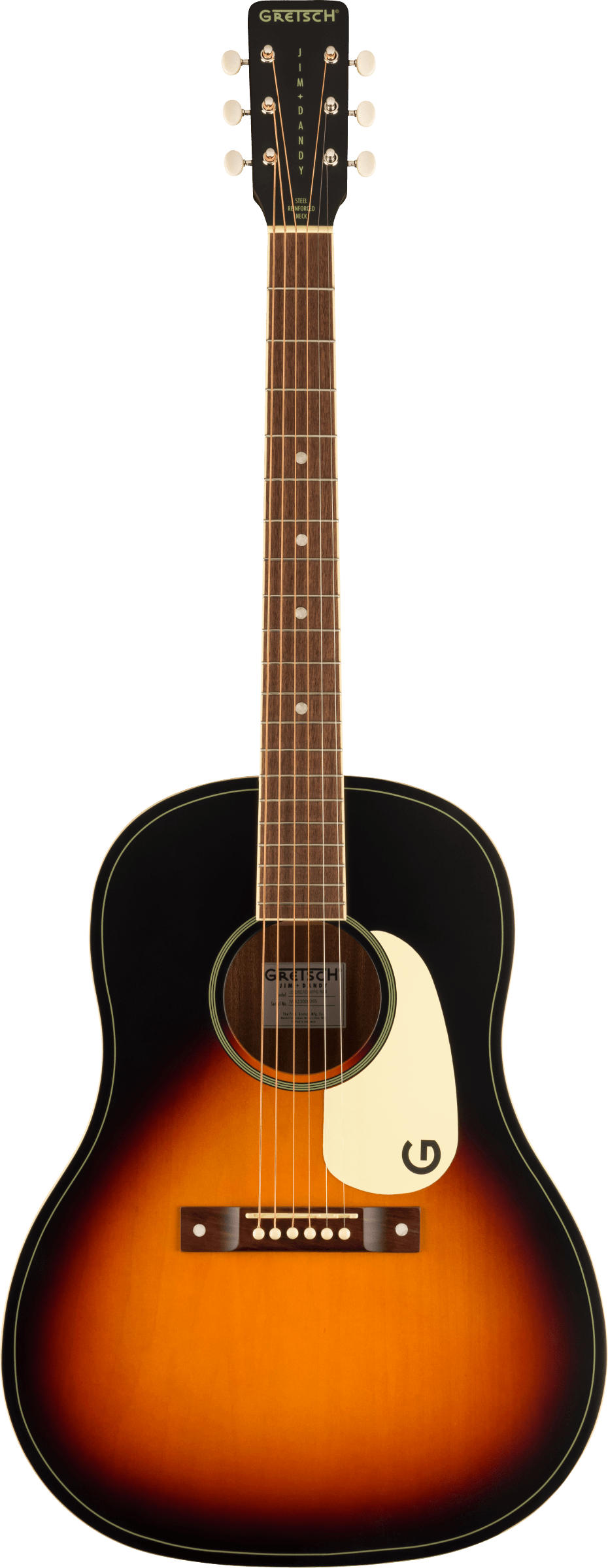 Gretsch Jim Dandy Dreadnought, Rex Burst - Fair Deal Music