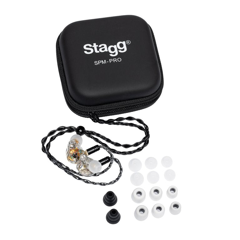 Stagg SPM-PRO TR In-Ear Stage Monitors - Transparent - Fair Deal Music
