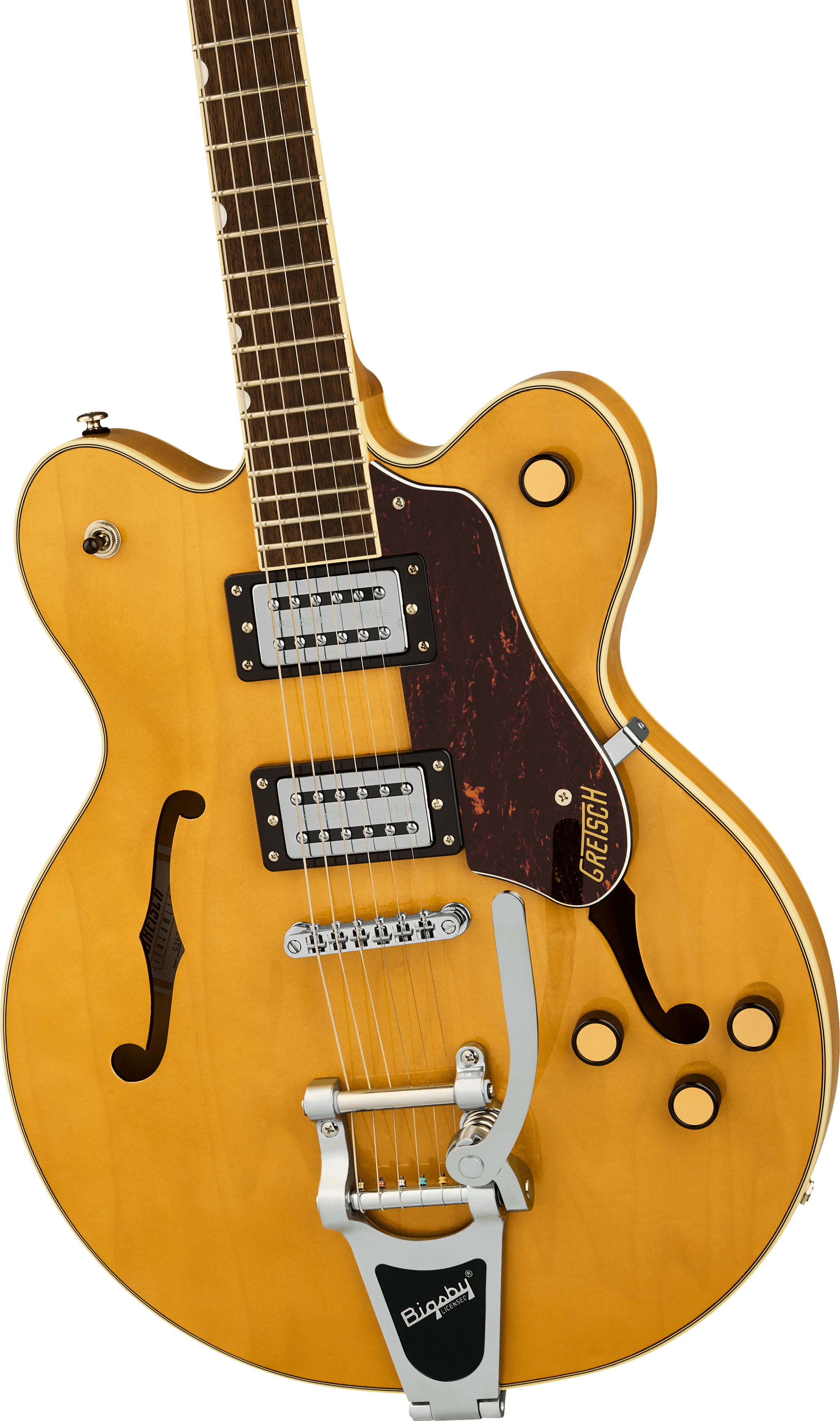 Gretsch G2622T Streamliner Center Block Double-Cut with Bigsby in Village Amber Electric Guitar - Fair Deal Music