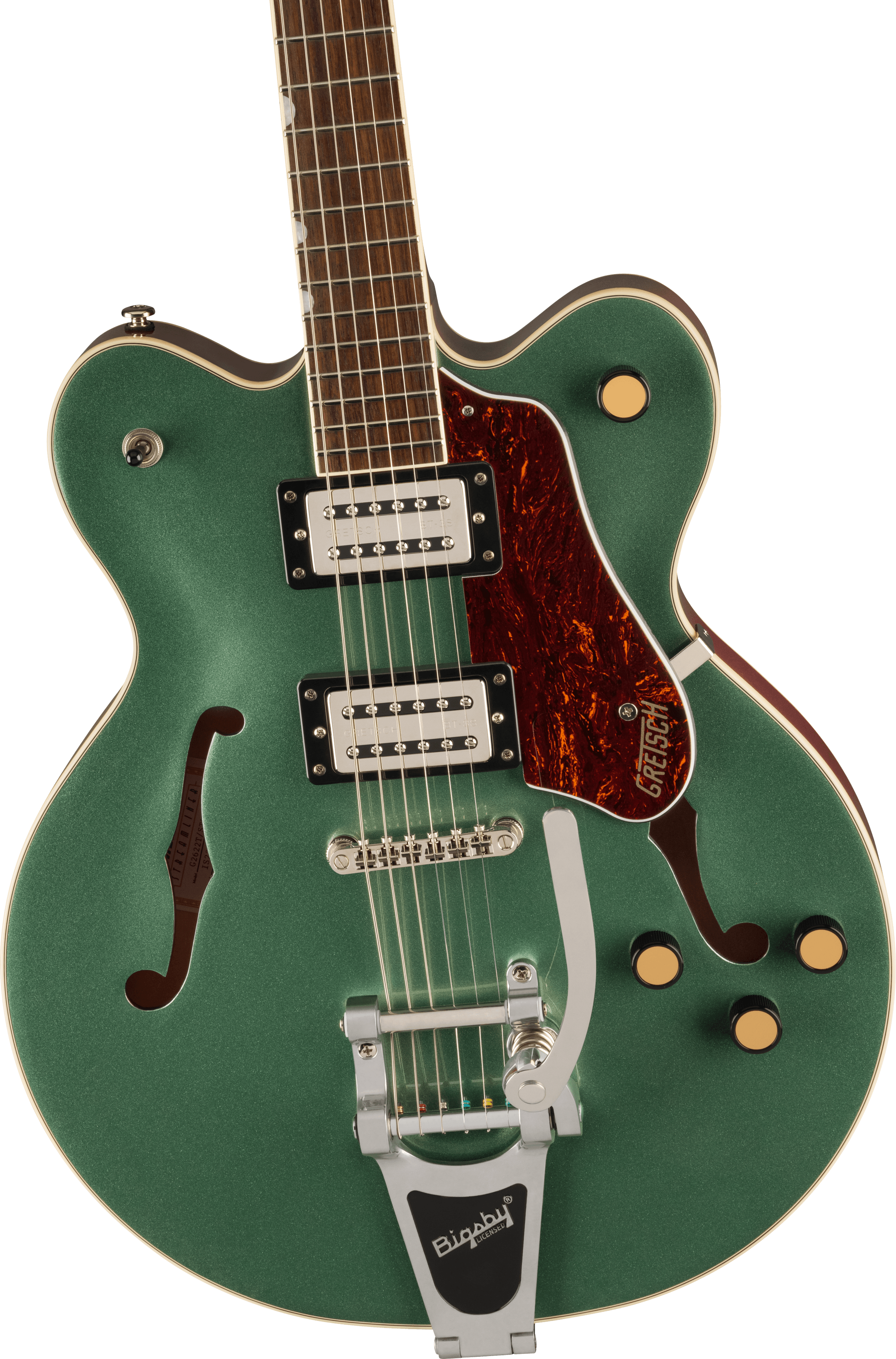 Gretsch G2622T Streamliner Center Block Double-Cut with Bigsby in Steel Olive Electric Guitar - Fair Deal Music