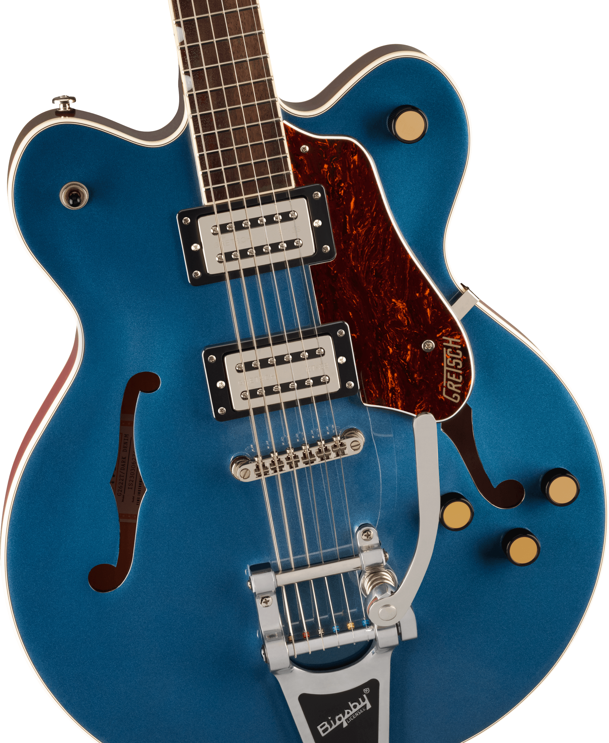 Gretsch G2622T Streamliner Center Block Double-Cut with Bigsby in Dark Denim Electric Guitar - Fair Deal Music