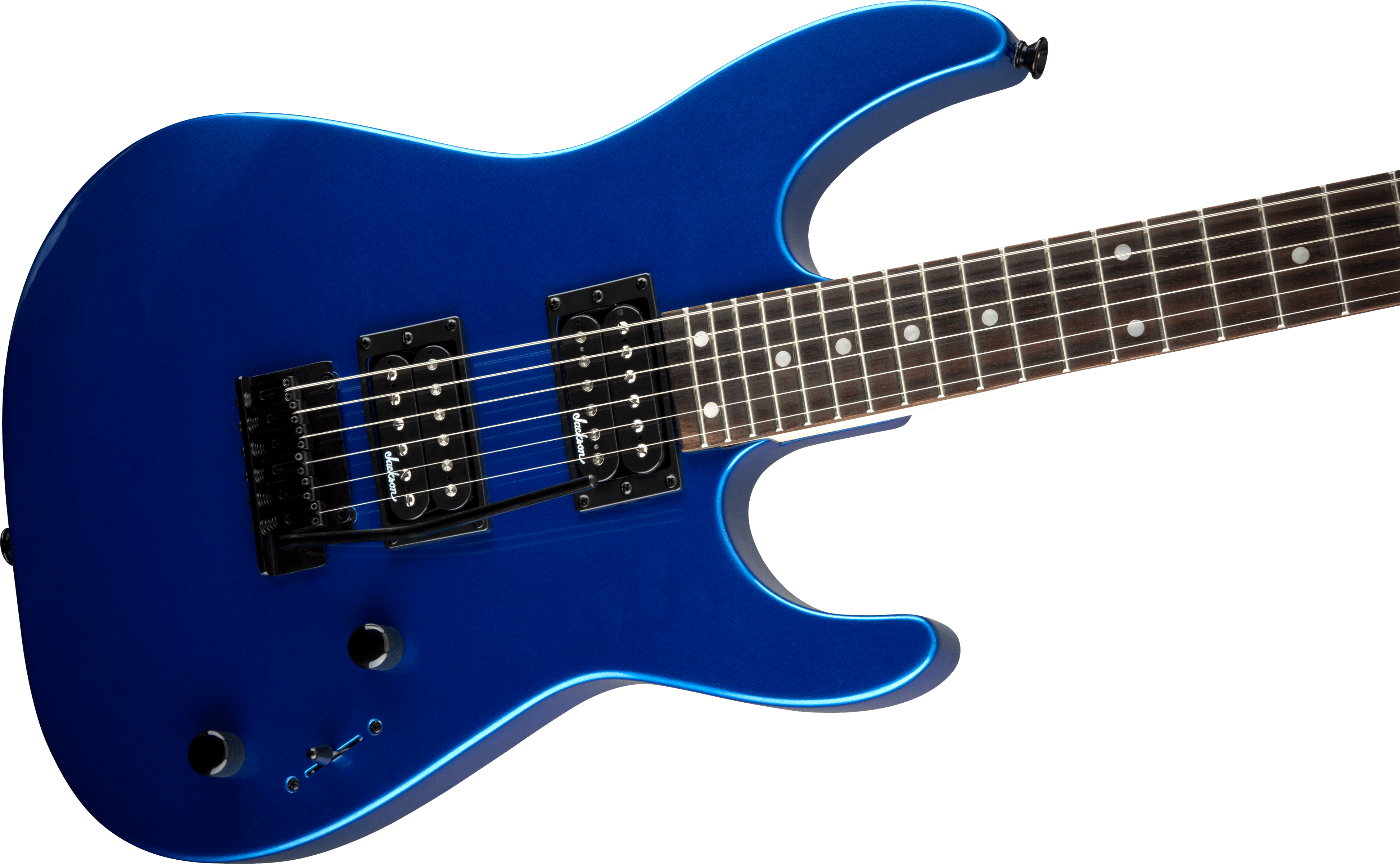 Jackson JS Series Dinky® JS12, Amaranth Fingerboard, Metallic Blue Electric Guitar - Fair Deal Music