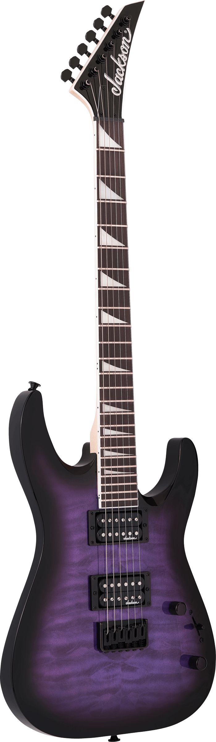 Jackson JS Series Dinky® Arch Top JS32Q DKA HT Transparent Purple Burst Electric Guitar - Fair Deal Music