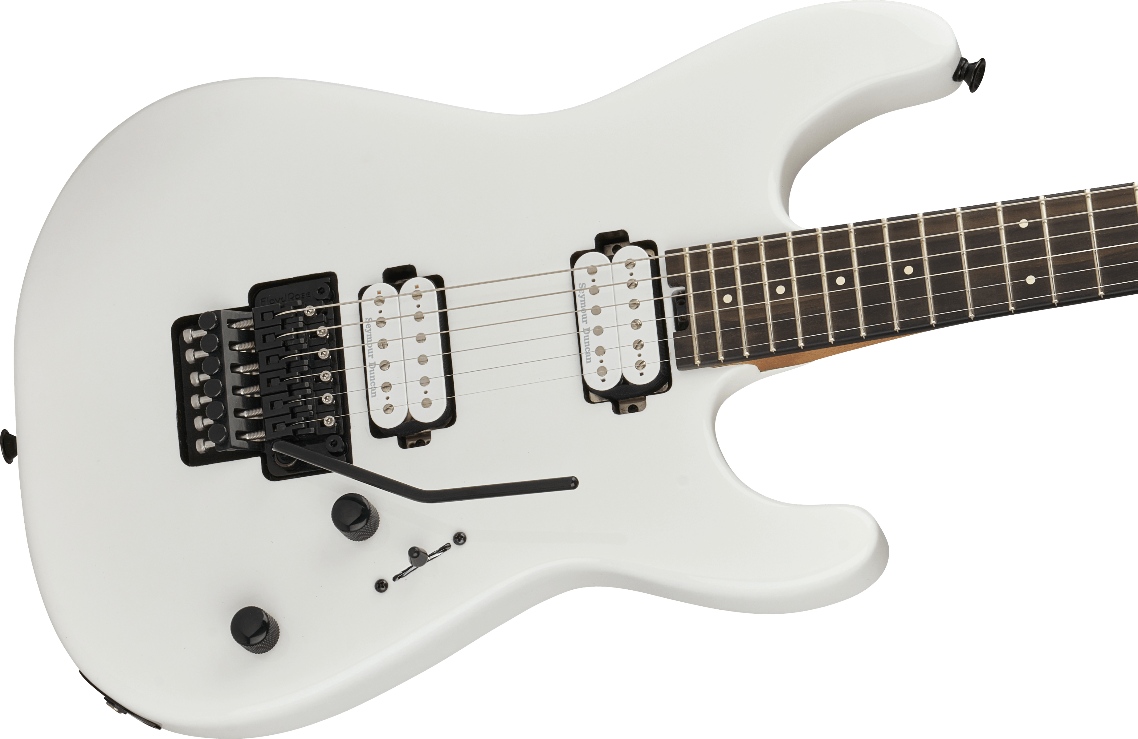 Charvel Pro-Mod So-Cal Style 1 HH FR M, Maple Fingerboard, Snow White, Electric Guitar - Fair Deal Music