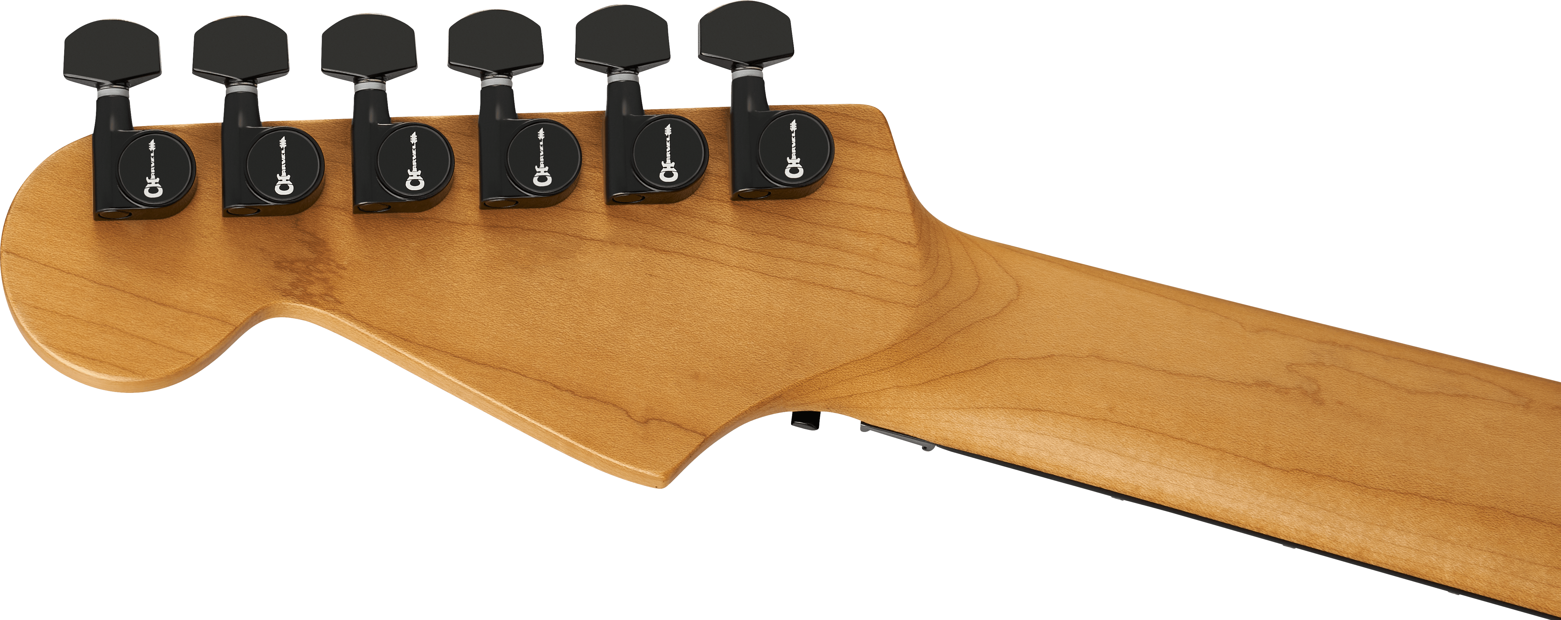 EMBARGO 19/8/2026 Charvel Pro-Mod Plus Dinky® DK24 HH FR EB, Ebony Fingerboard - Satin Black - Fair Deal Music