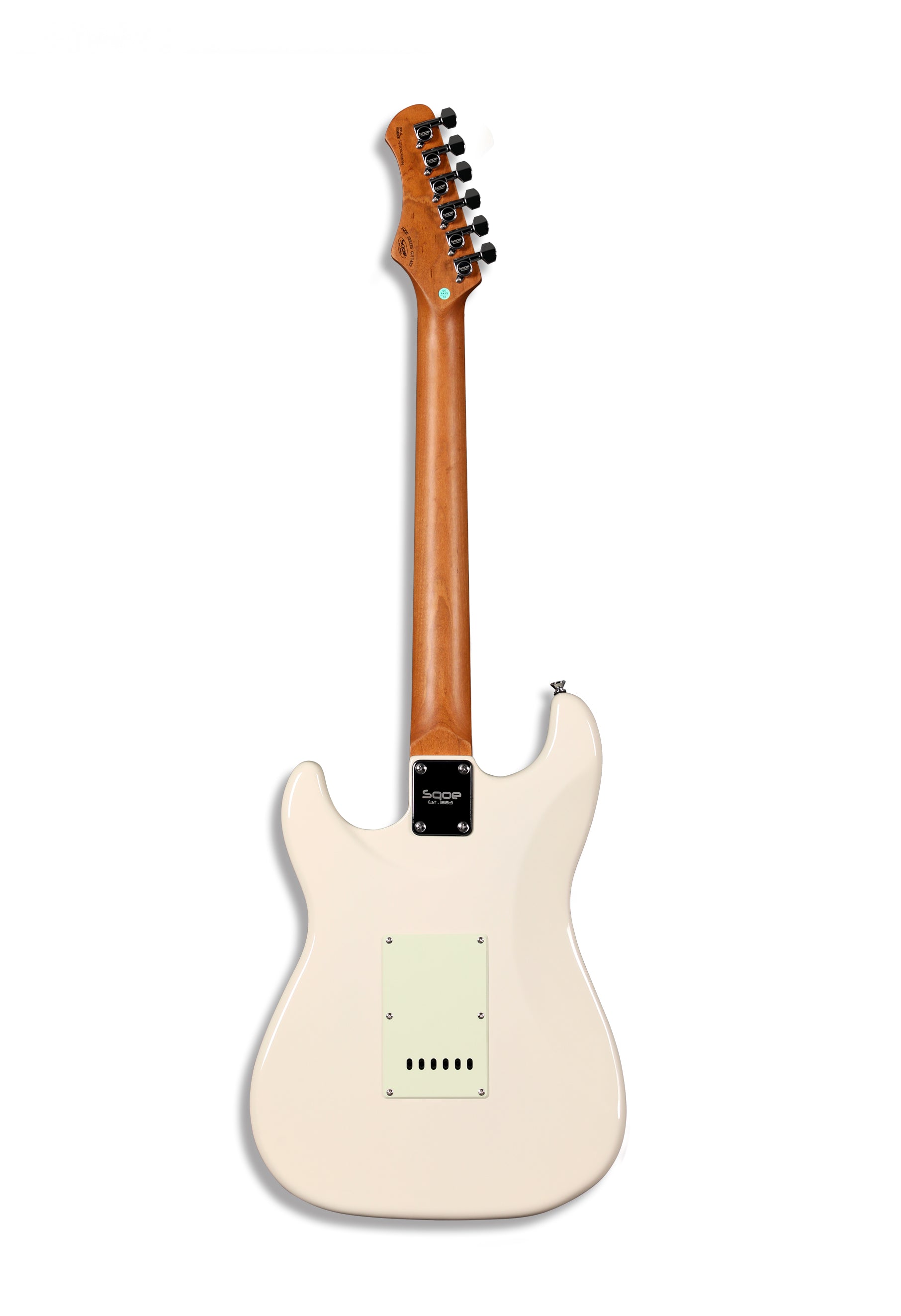 SQOE SEST600 HSS S-Style Electric Guitar White - Fair Deal Music