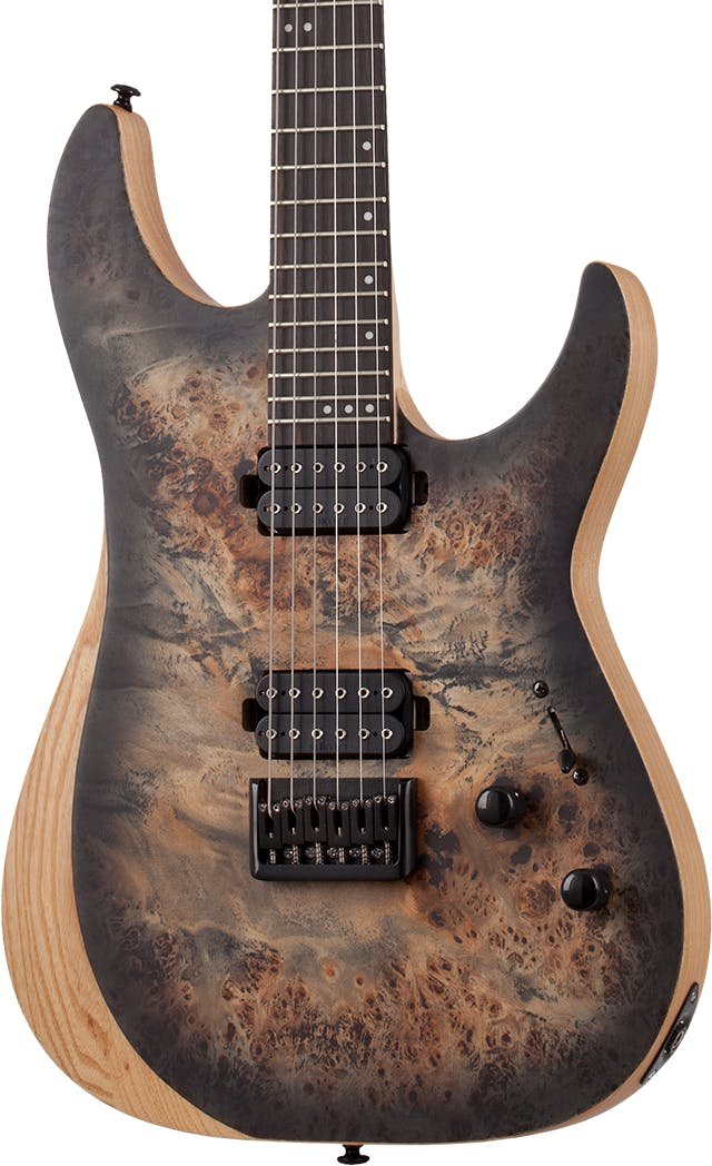 Schecter Reaper-6 Electric Guitar, Charcoal Burst - Fair Deal Music