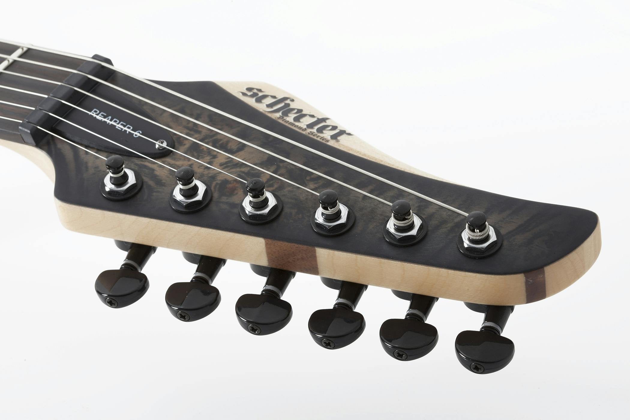 Schecter Reaper-6 Electric Guitar, Charcoal Burst - Fair Deal Music