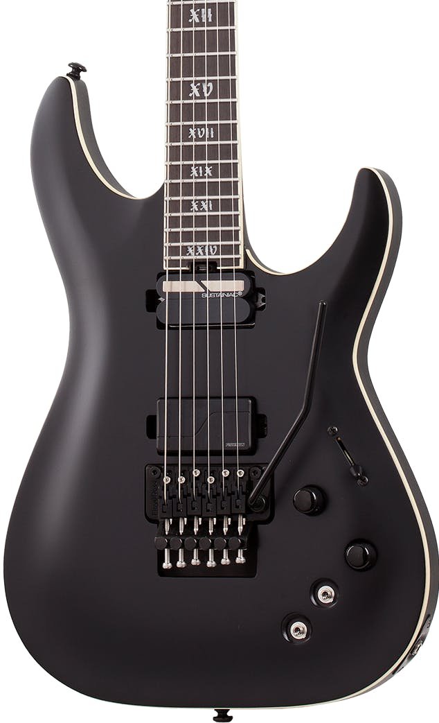 Schecter C-1 SLS Elite Evil Twin Satin Black - Fair Deal Music