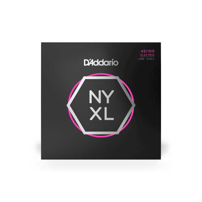 D'addario, NYXL45100, 45-100 Regular Light, Long Scale, NYXL Bass Strings - Fair Deal Music