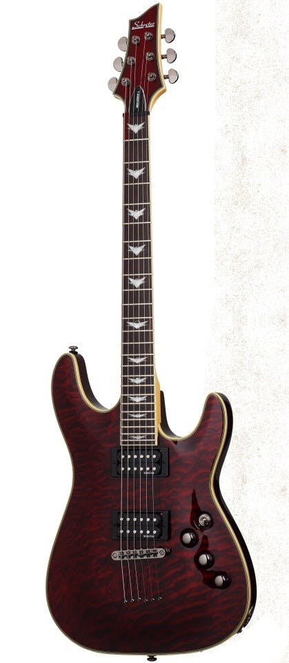 Schecter Omen Elite-6 Black Cherry Burst, Ex Display - Fair Deal Music