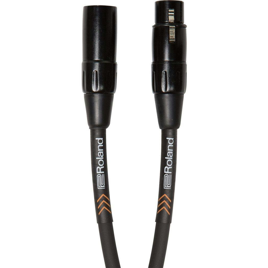 Roland RMC-B50 Black Series Balanced Microphone Cable XLR-XLR, 50ft/15.25m - Fair Deal Music