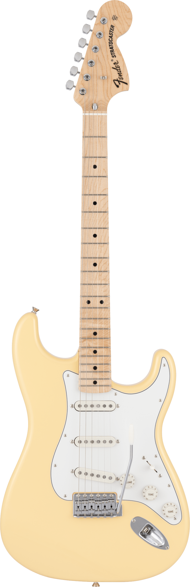 Fender MIJ Traditional 70's Stratocaster, Vintage White, Open Box Electric Guitar - Fair Deal Music