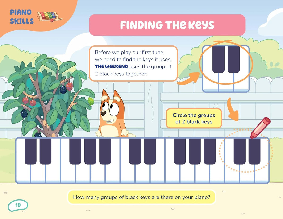 Bluey: First Ever Piano Book by Joff Bush - Fair Deal Music