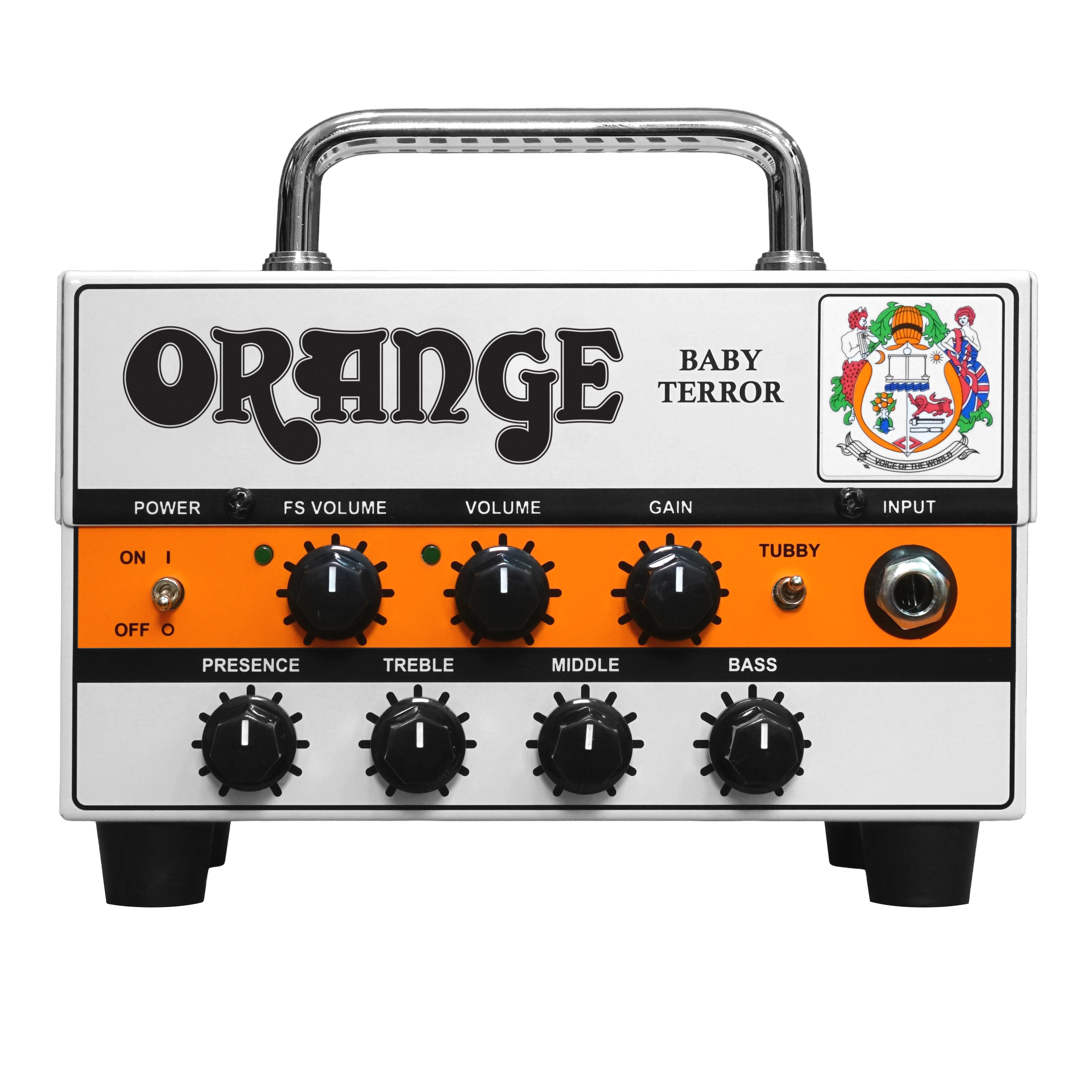 EMBARGO 29th July at noon ! Orange Baby Terror 20W Micro Amp Head - Fair Deal Music