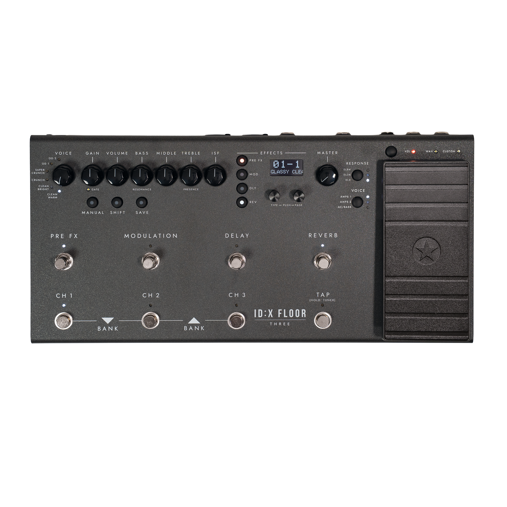 Blackstar ID:X Floor Three Amp Modeller & Multi-FX Pedal - Fair Deal Music