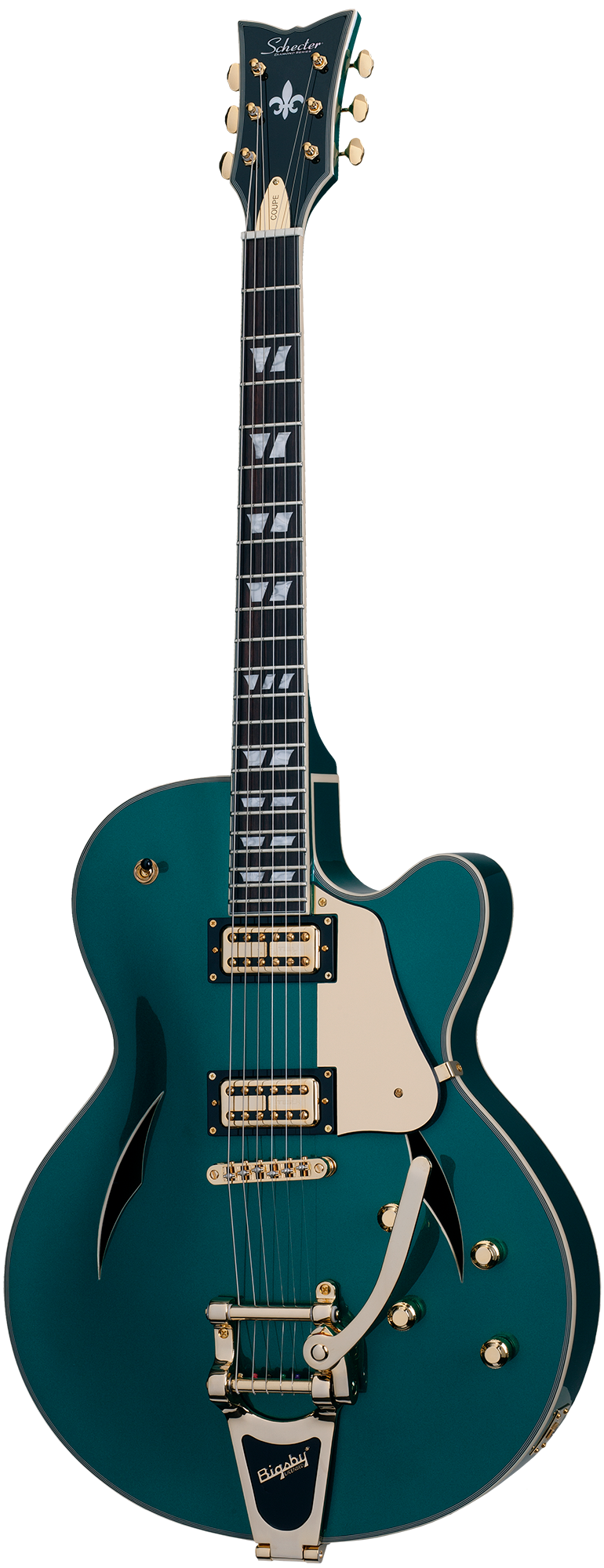 Schecter Coupe Electric Guitar, Dark Emerald Green - Fair Deal Music