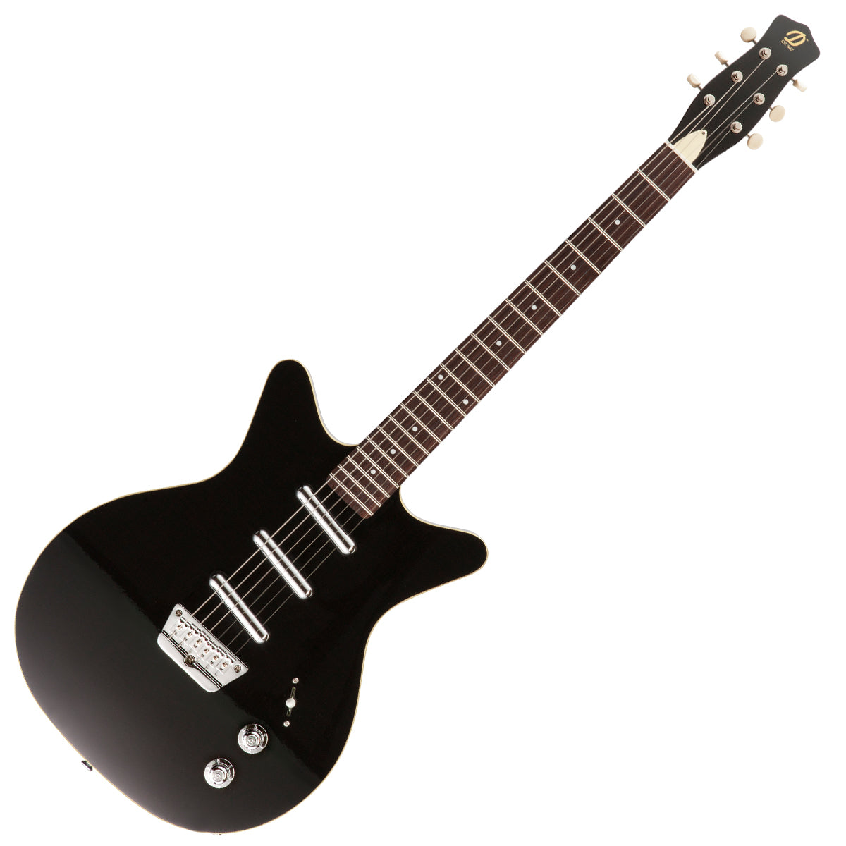 Danelectro Triple Divine Guitar ~ Black - Fair Deal Music