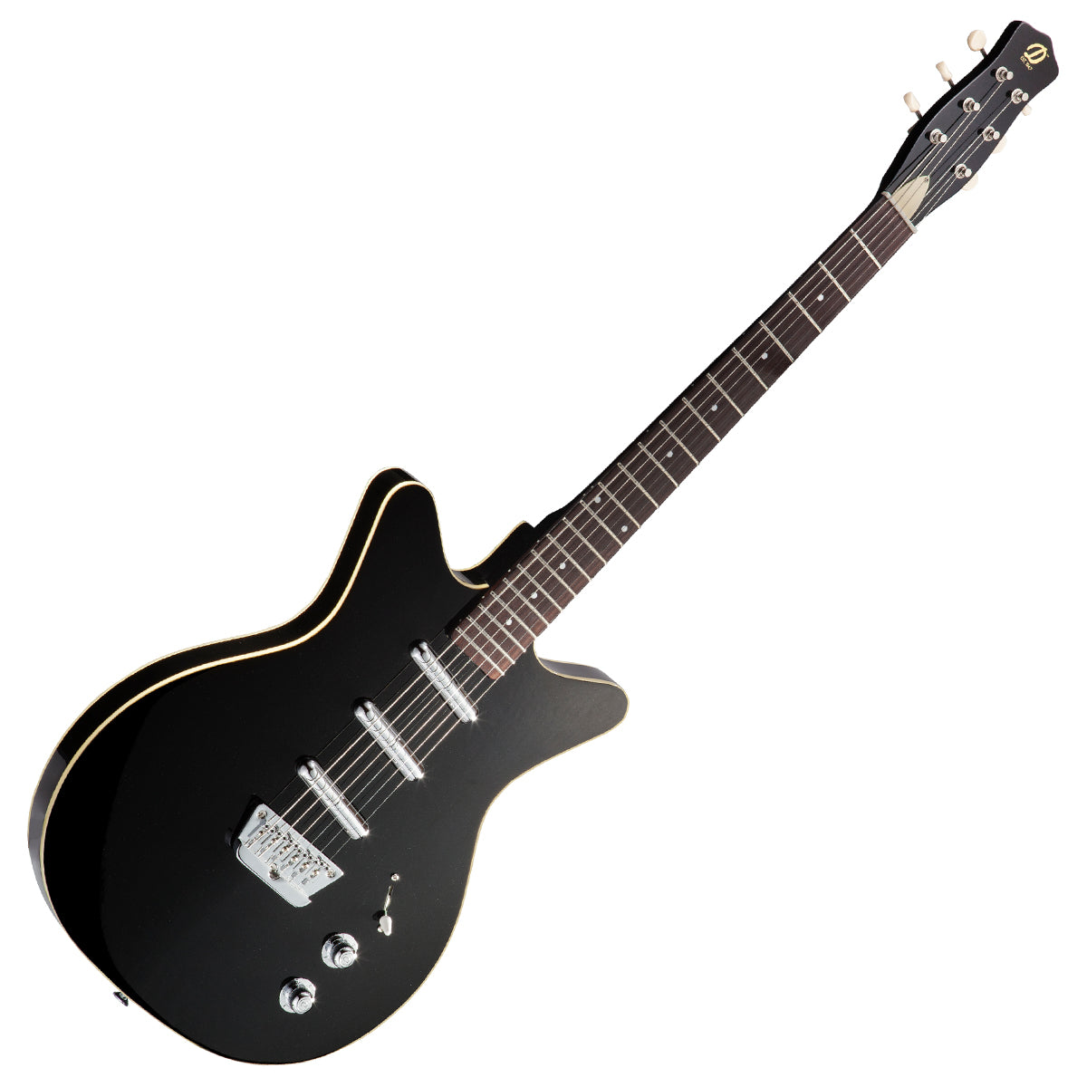 Danelectro Triple Divine Guitar ~ Black - Fair Deal Music