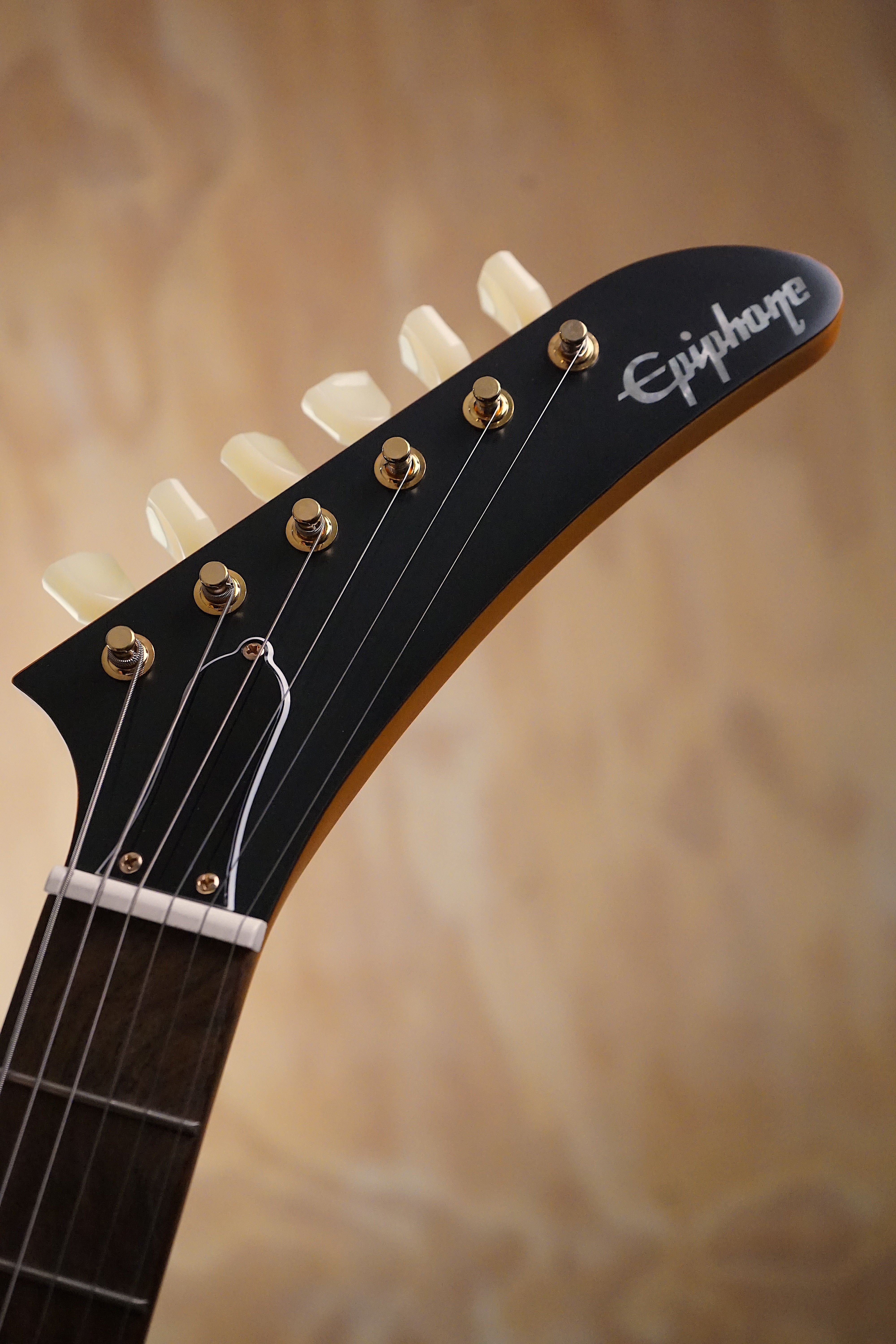 Epiphone Inspired by Gibson Custom 1958 Korina Explorer, (Used)