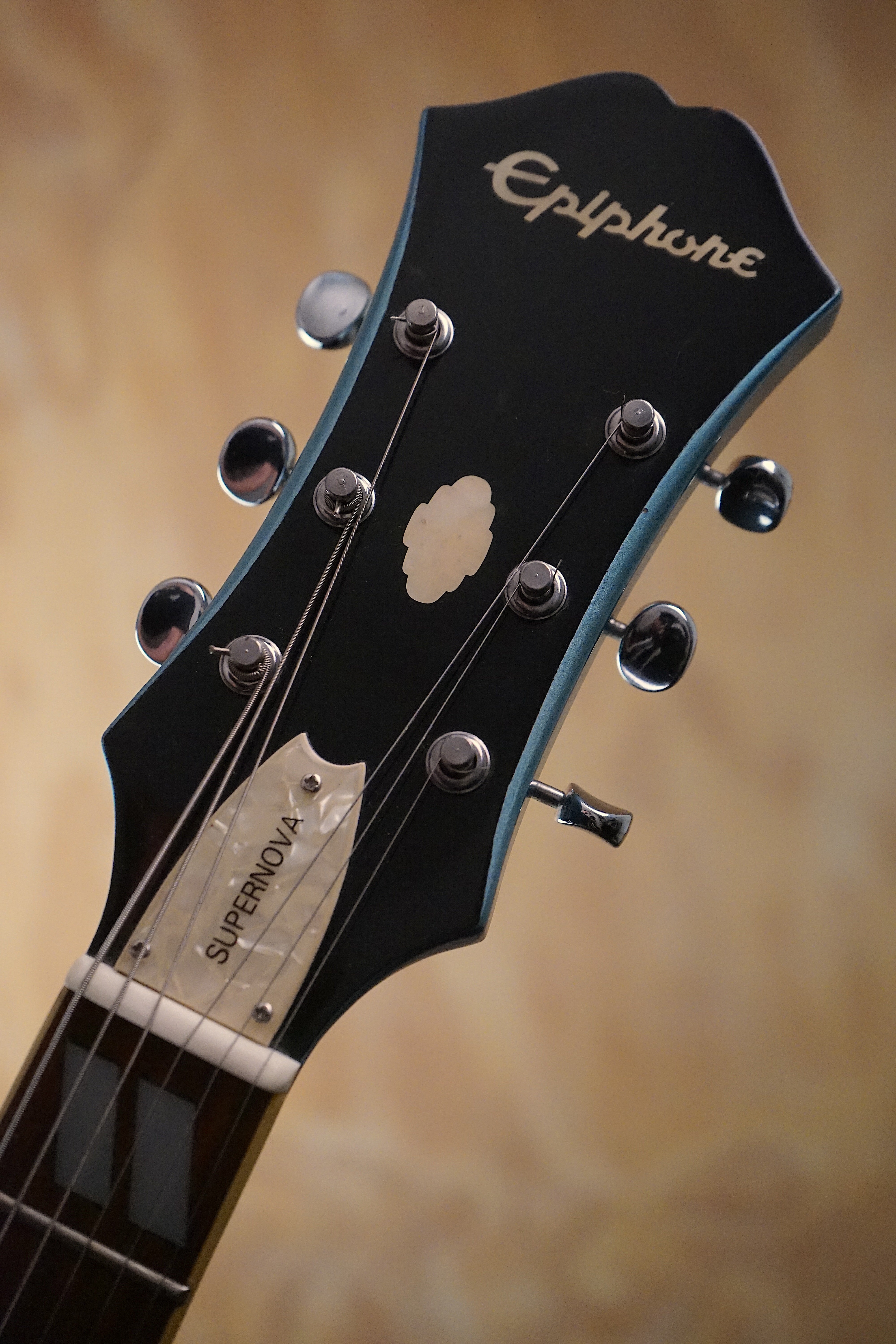 1997 Epiphone Noel Gallagher Supernova Man City Blue, (Used)