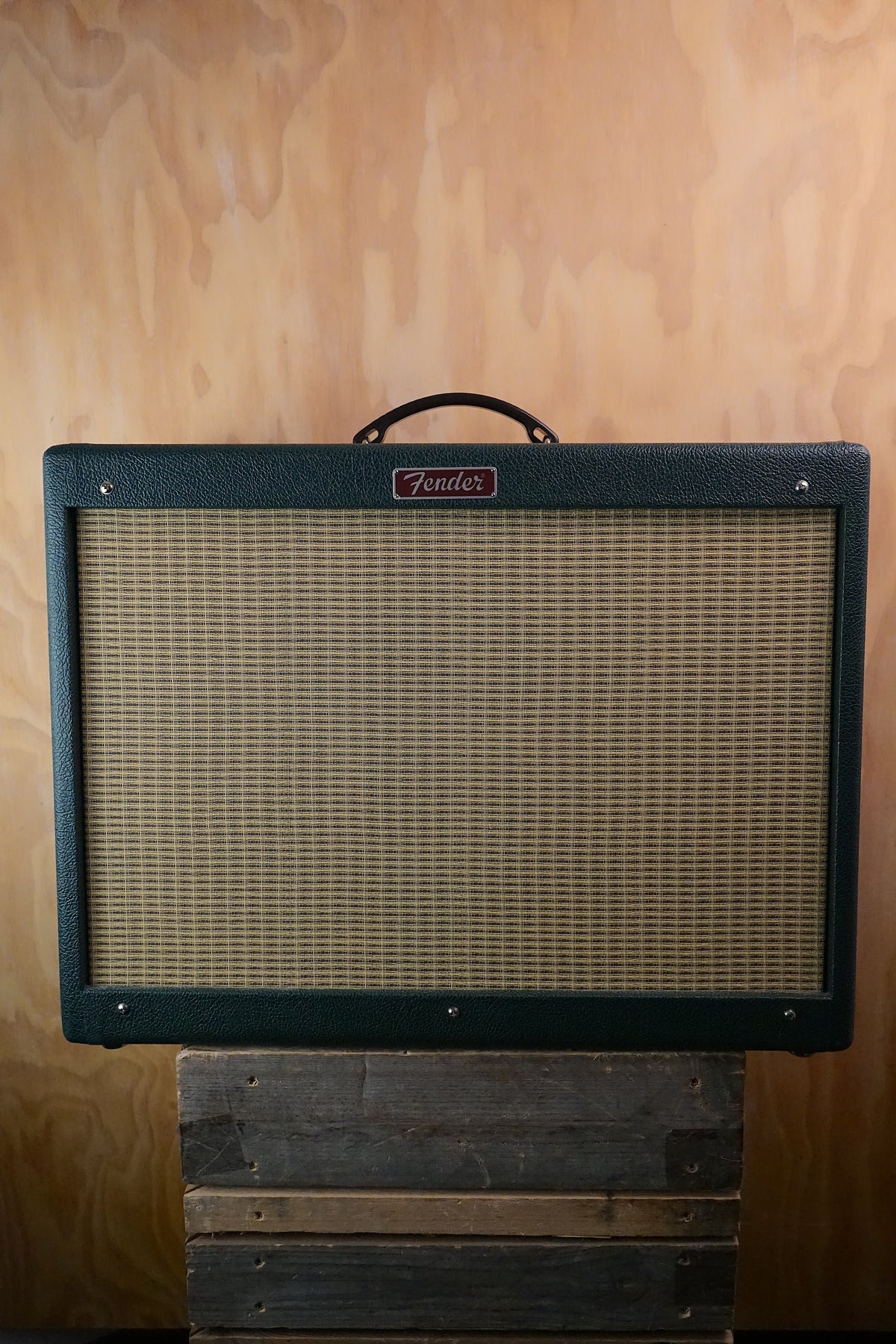Fender Blues Deluxe Reissue FSR LTD Emerald Wheat, (Used)