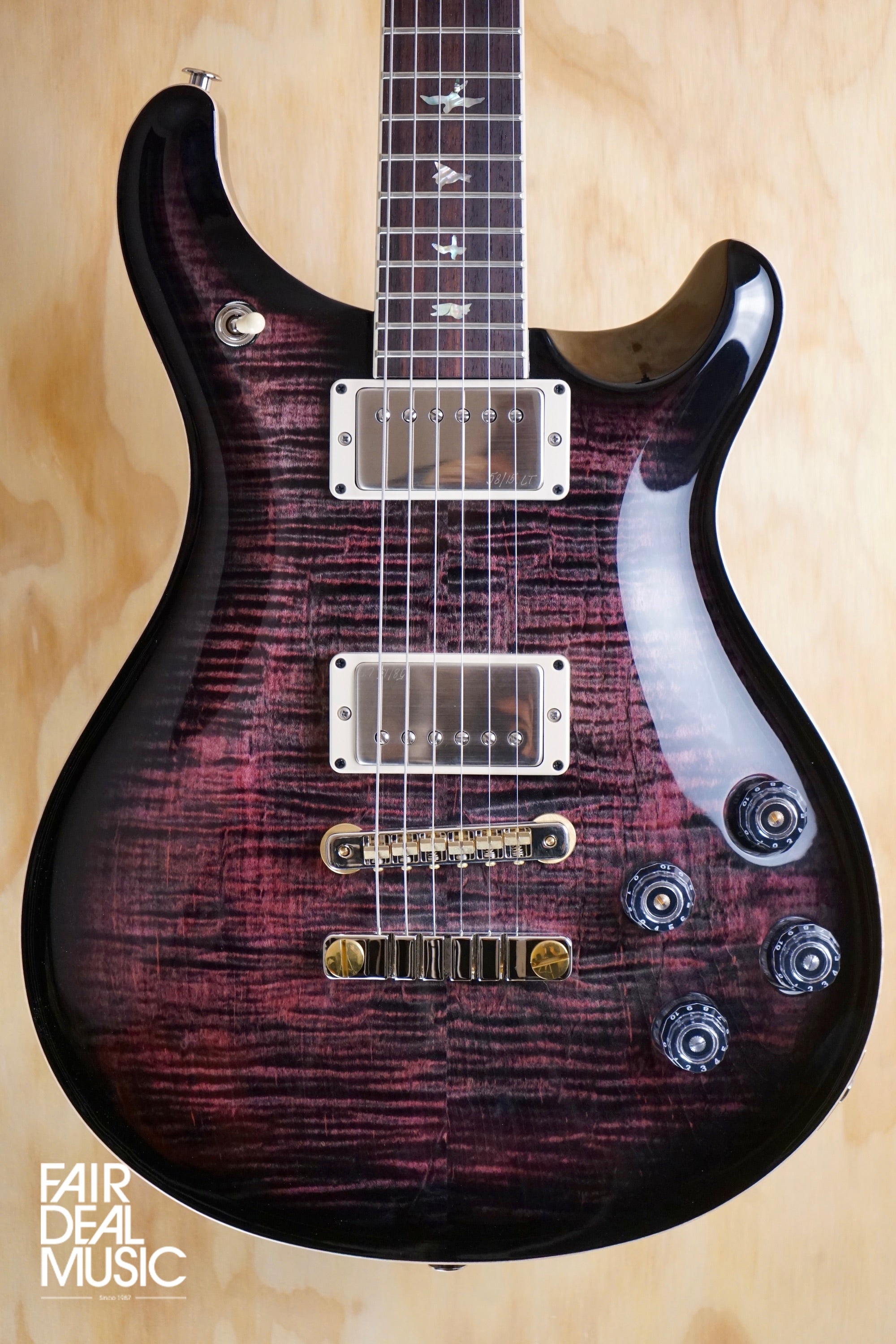 PRS McCarty 594 Electric Guitar Custom Colour 'Purple Mist Smoke Wrap' - Fair Deal Music