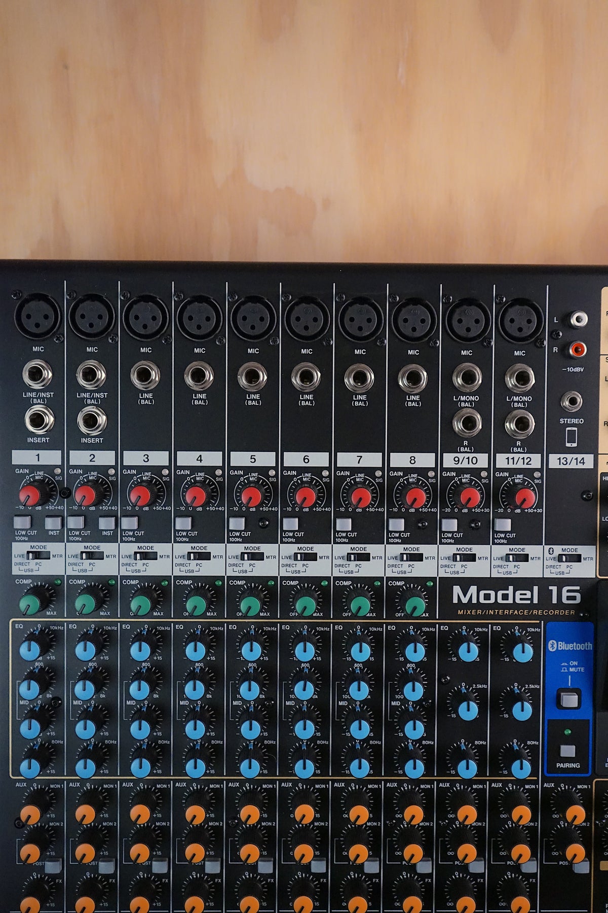 Tascam Model 16 Mixer / Recorder / USB Audio Interface, (Used)