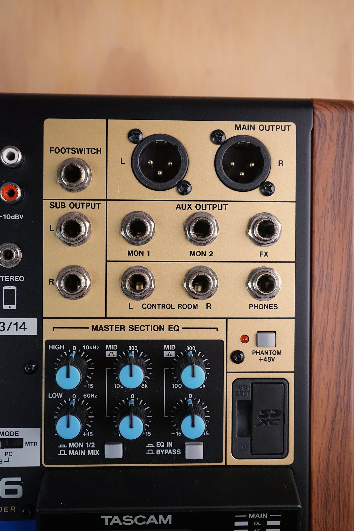Tascam Model 16 Mixer / Recorder / USB Audio Interface, (Used)