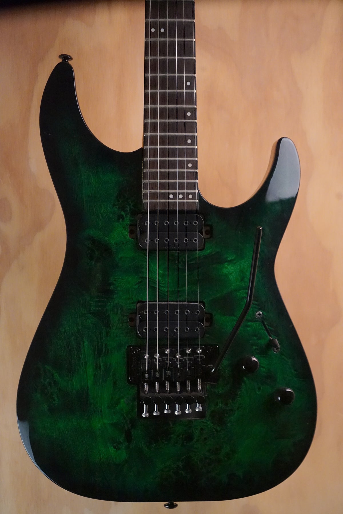 Schecter C-6 Pro FR Aqua Burst Electric Guitar, (Used)