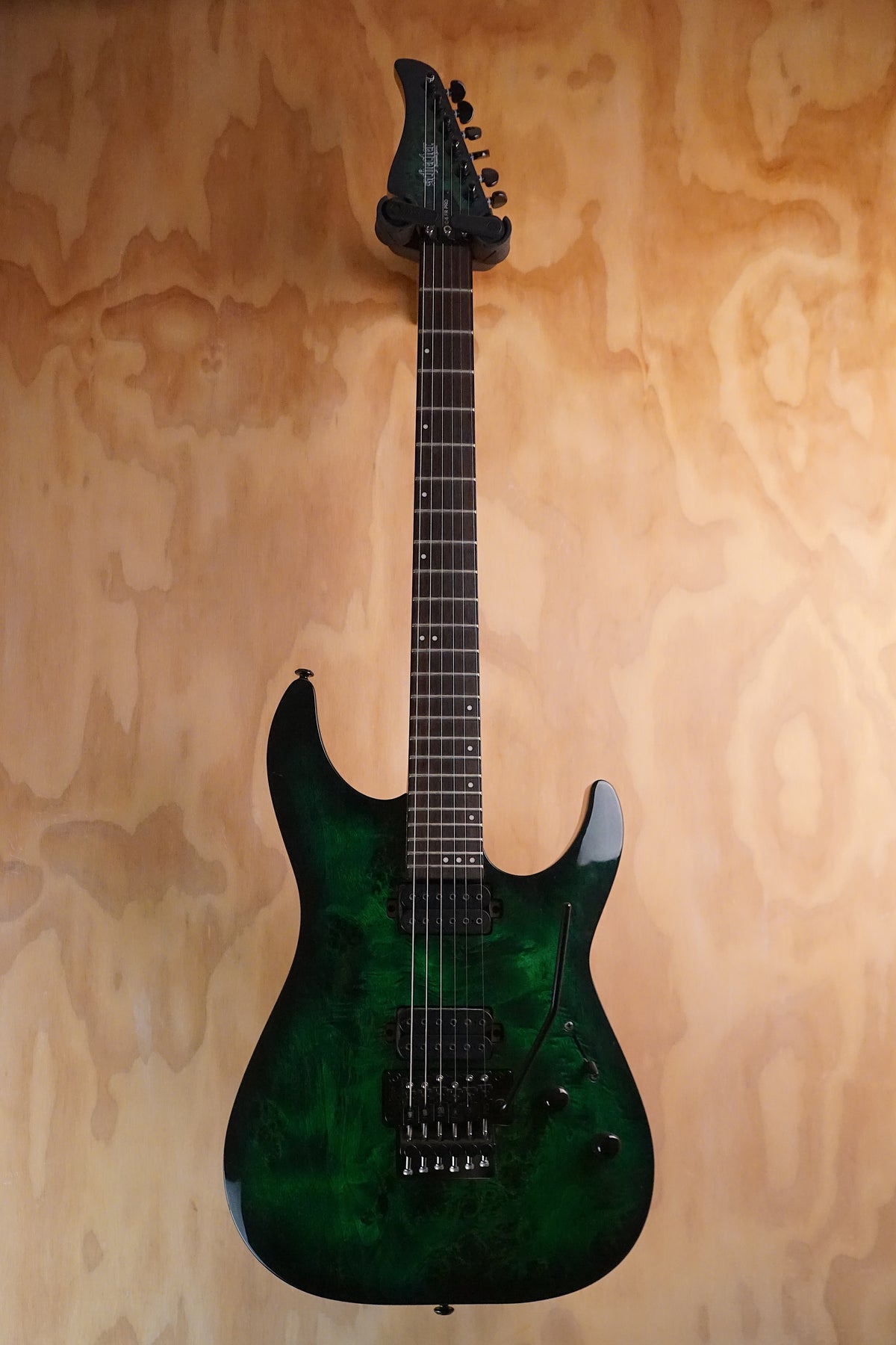 Schecter C-6 Pro FR Aqua Burst Electric Guitar, (Used)