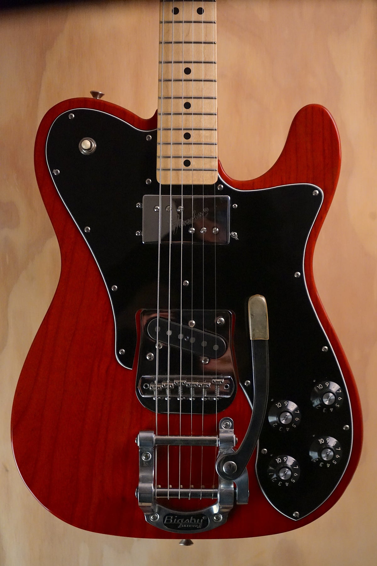 2019 Fender Limited Edition '72 Telecaster Custom Bigsby Sunset Orange Transparent, (Used, Comm)