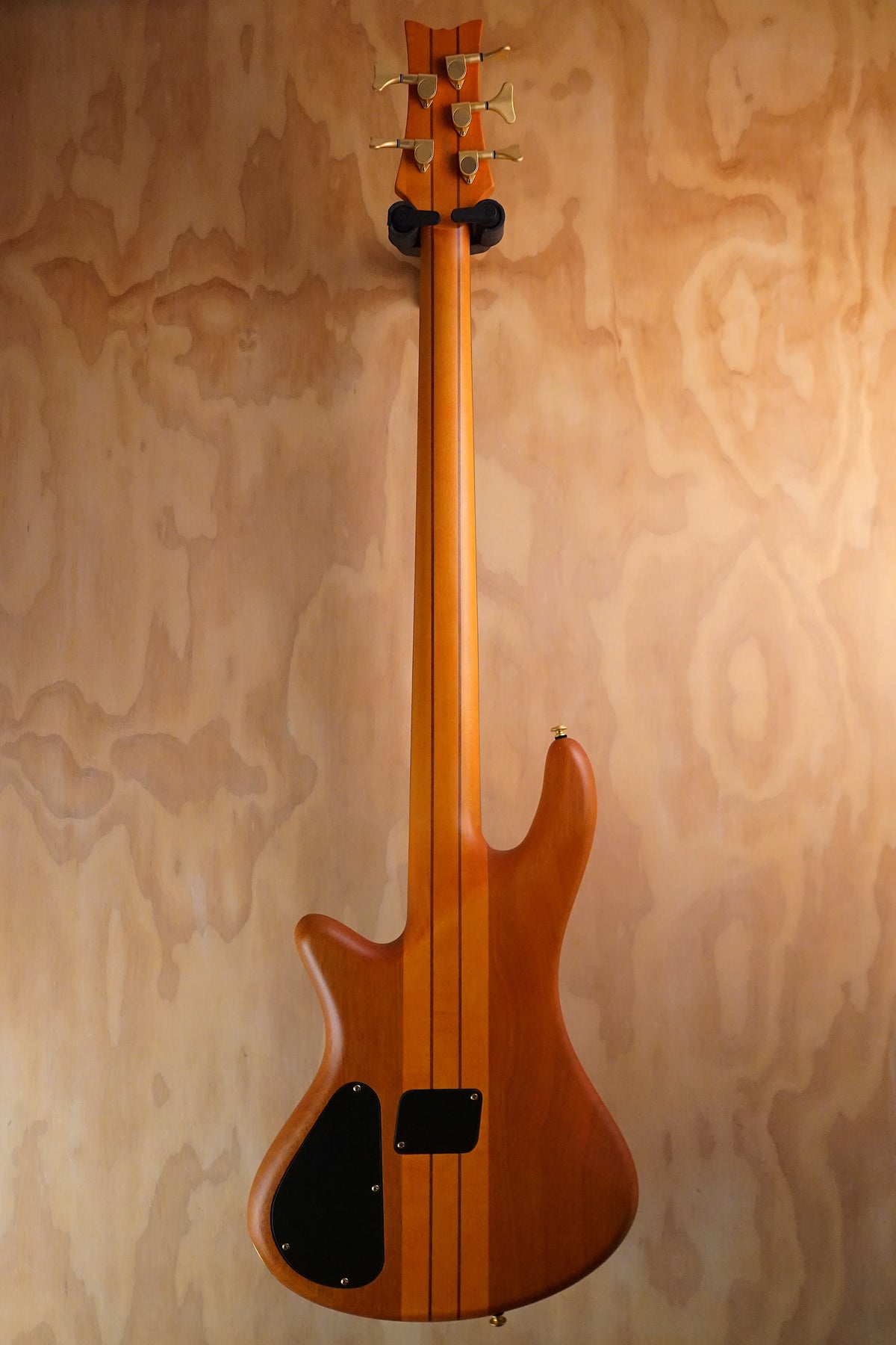 Schecter Stiletto Studio 5 Honey Satin Bass Guitar, (Used, Comm) - Fair Deal Music