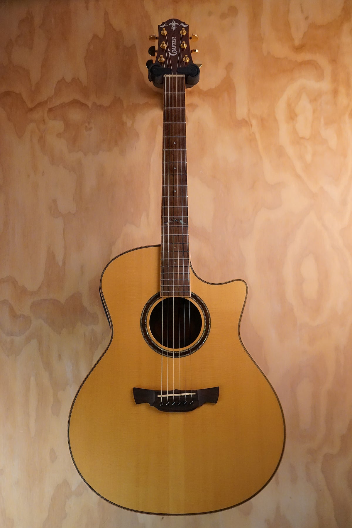 Crafter GLXE-3000/RS Electro-Acoustic Guitar, (Used, Comm) - Fair Deal Music