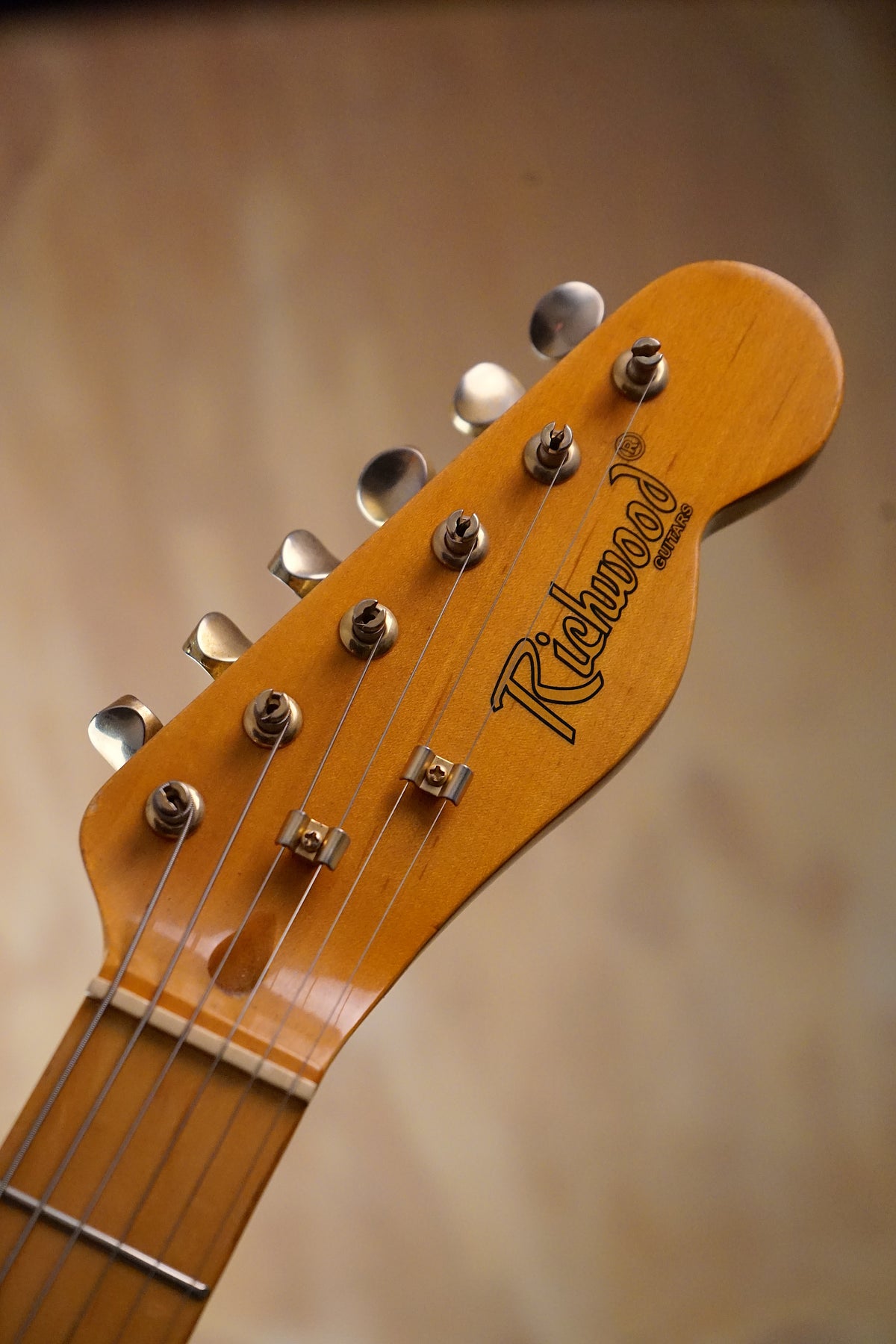 Richwood Telecaster-Style Sunburst Quilted Maple Top, (Used, Comm) - Fair Deal Music