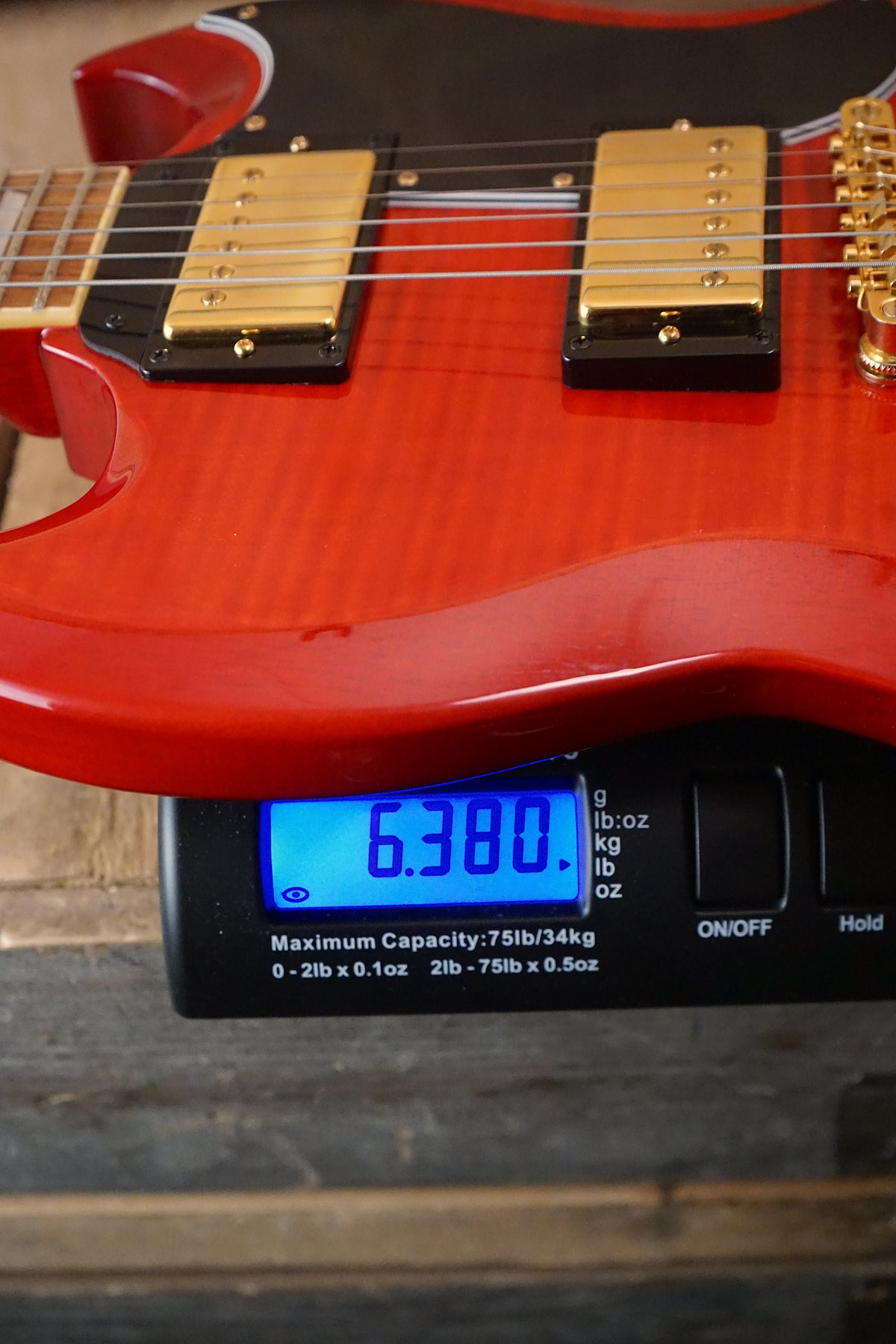 Epiphone Limited Edition G-400 Deluxe PRO Trans Red, (Used, Comm) - Fair Deal Music