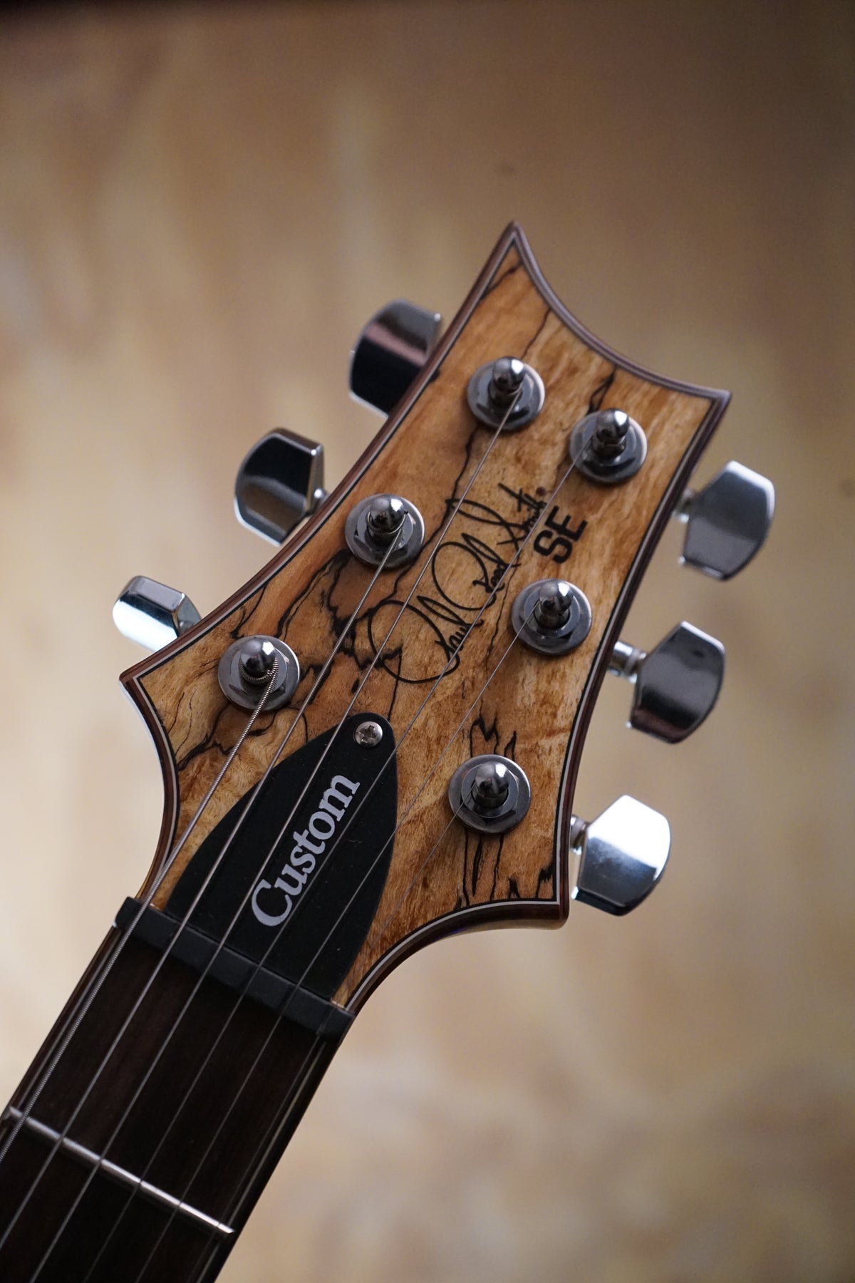 PRS SE Custom 24 Spalted Maple Electric Guitar, (Used, Comm)