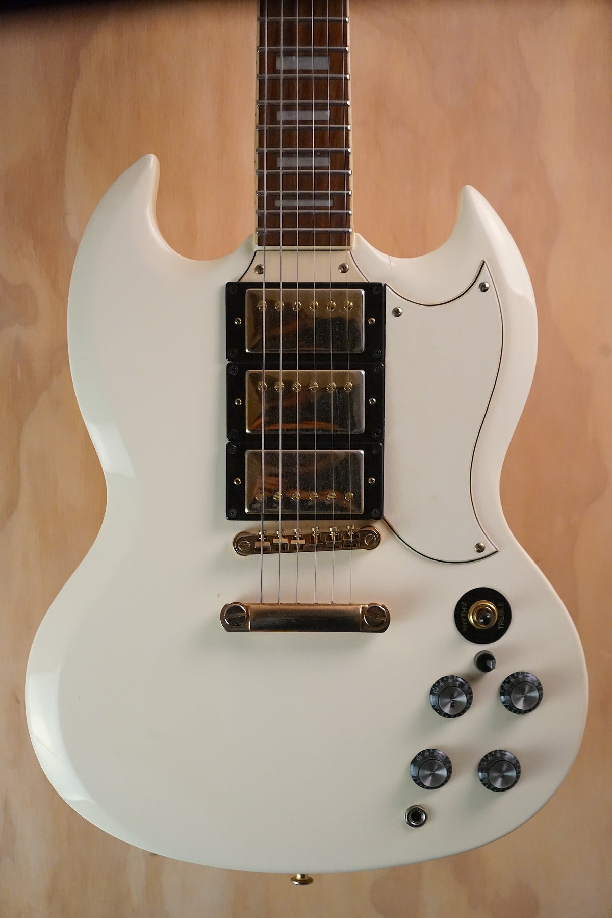 Tokai Traditional SG-65S-AI Antique Ivory Electric Guitar, (Used, Comm)