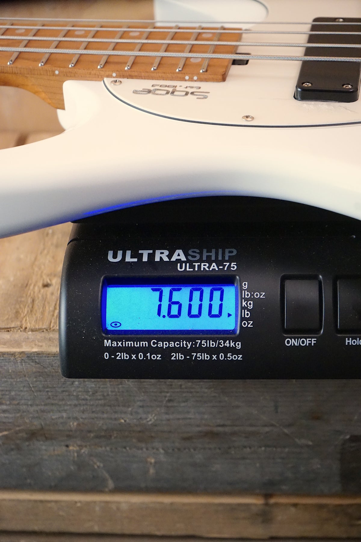 SQOE SBWT700 Headless Bass White, (Used) - Fair Deal Music