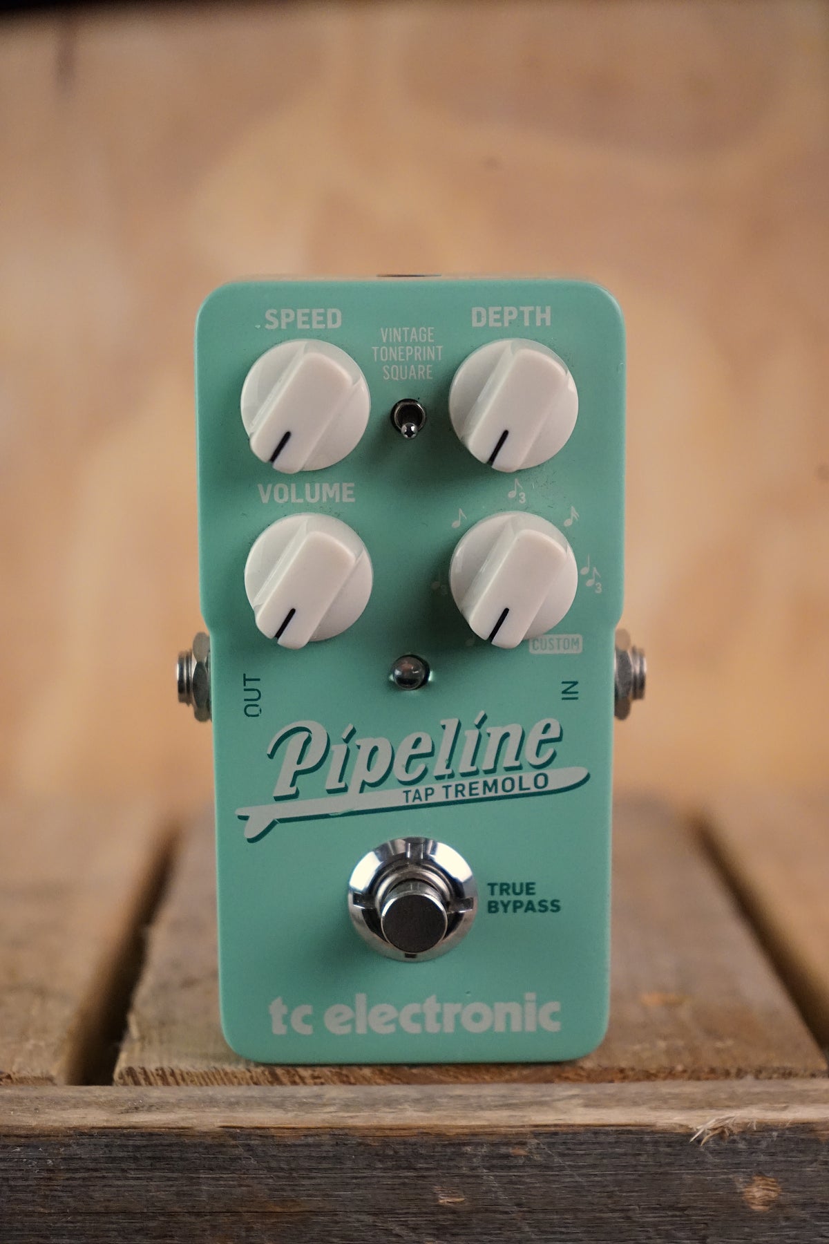 TC Electronic Pipeline Tap Tremolo Guitar Pedal, (Used)
