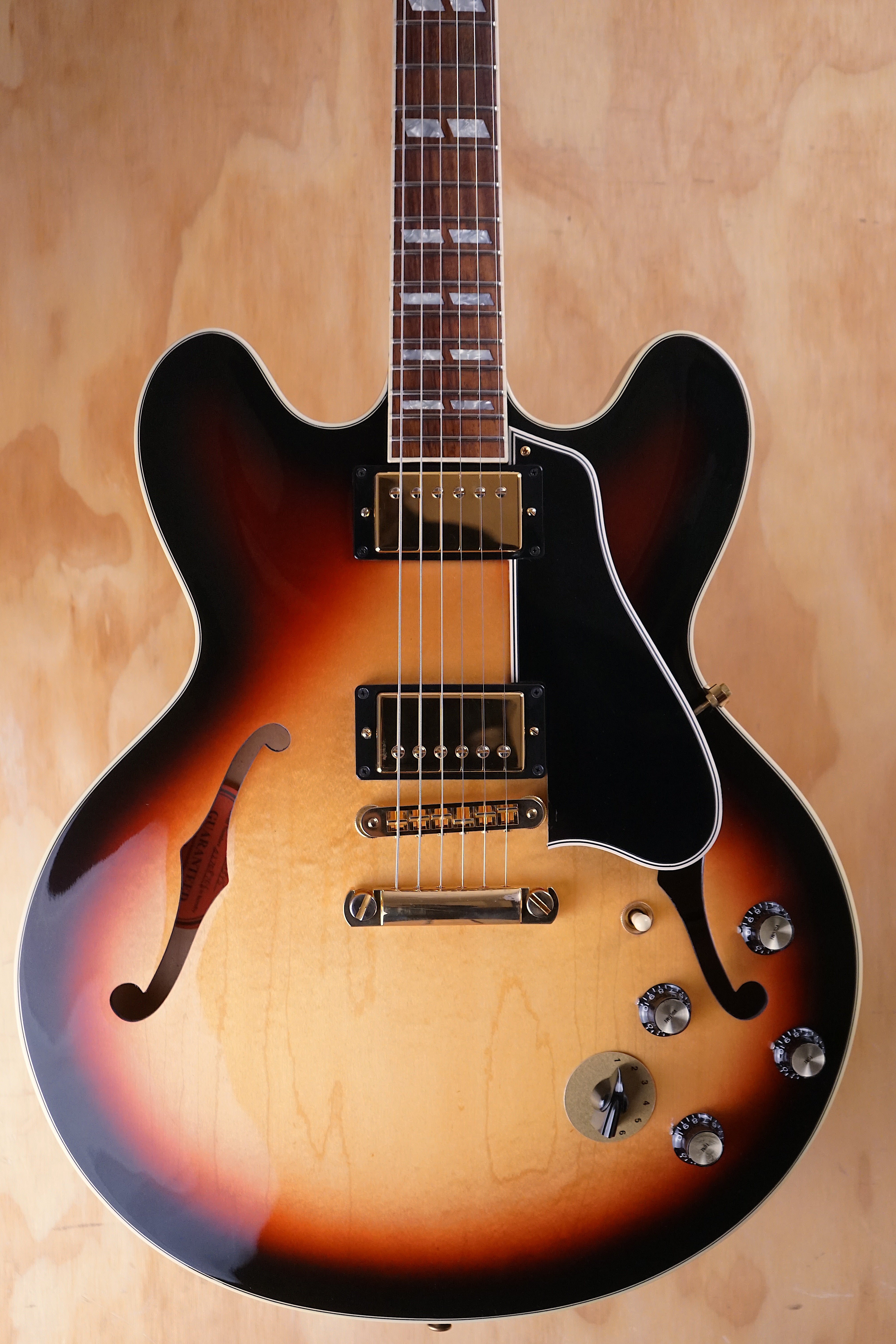 2008 Gibson ES-345 BB King Vintage Sunburst Semi-hollow Electric Guitar, (Nearly New) - Fair Deal Music