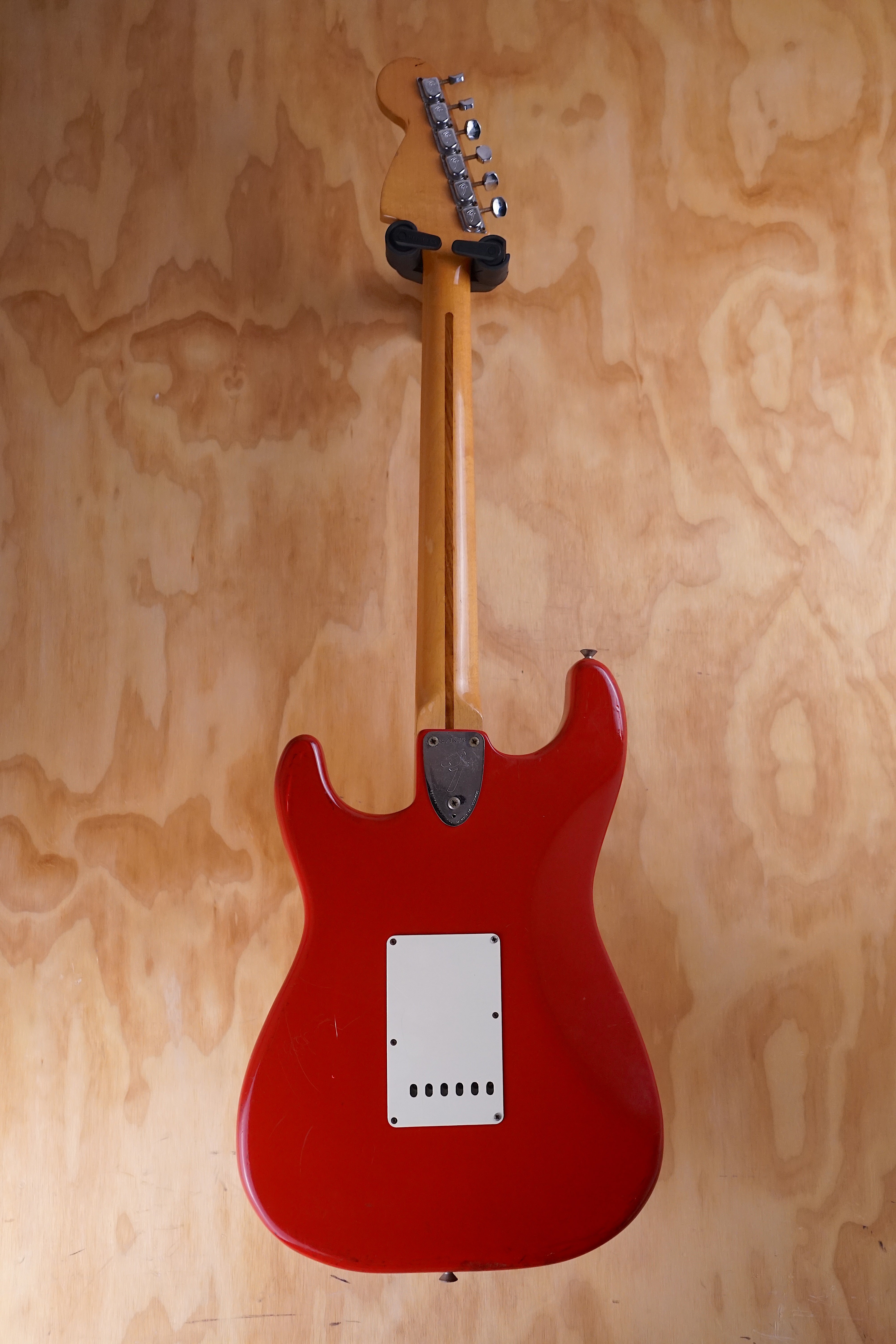 1974 Fender Stratocaster Over-sprayed in Red Electric Guitar, (Used) - Fair Deal Music