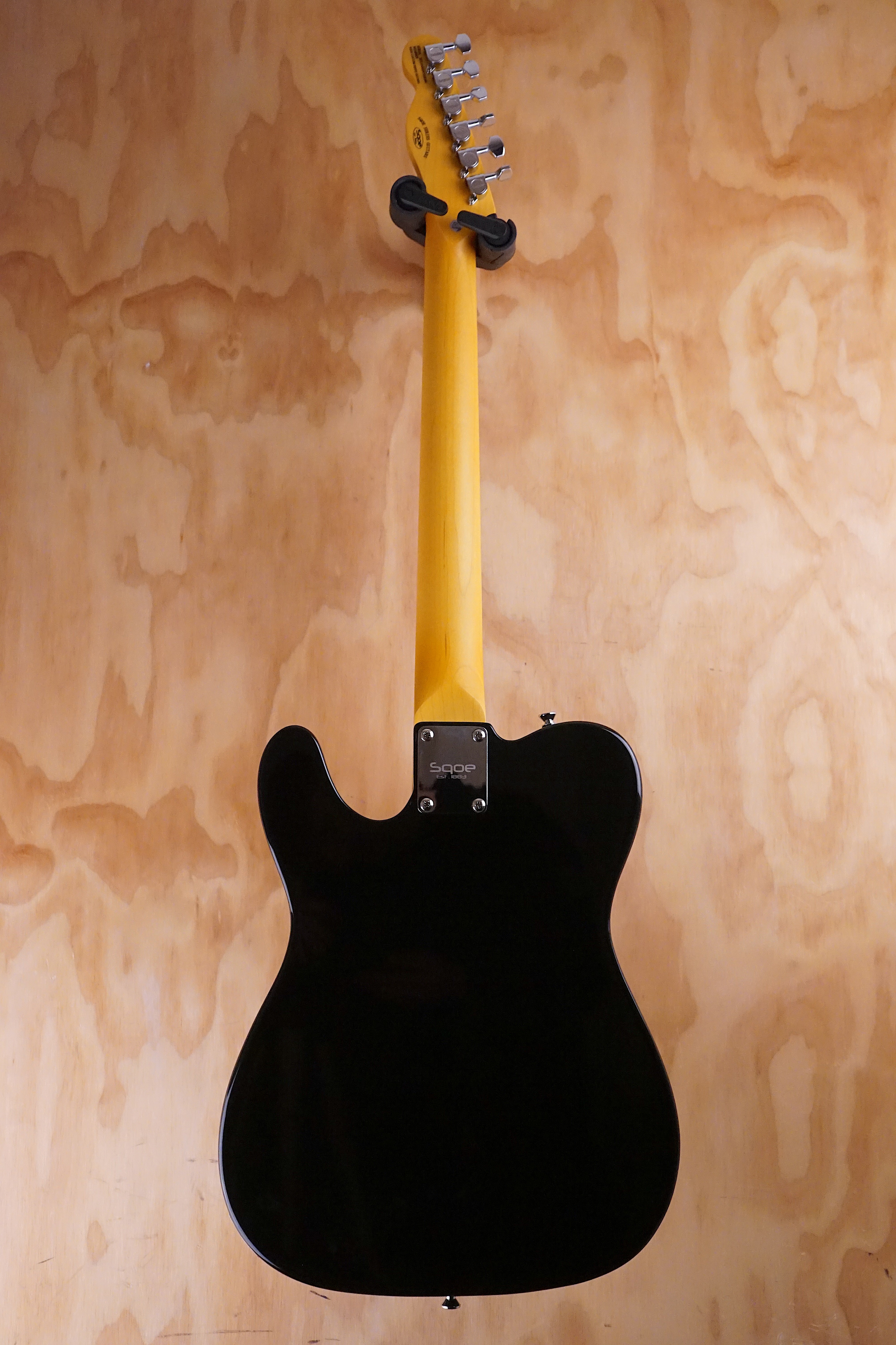 SQOE SETL250 T-Style Electric Guitar Black - Fair Deal Music