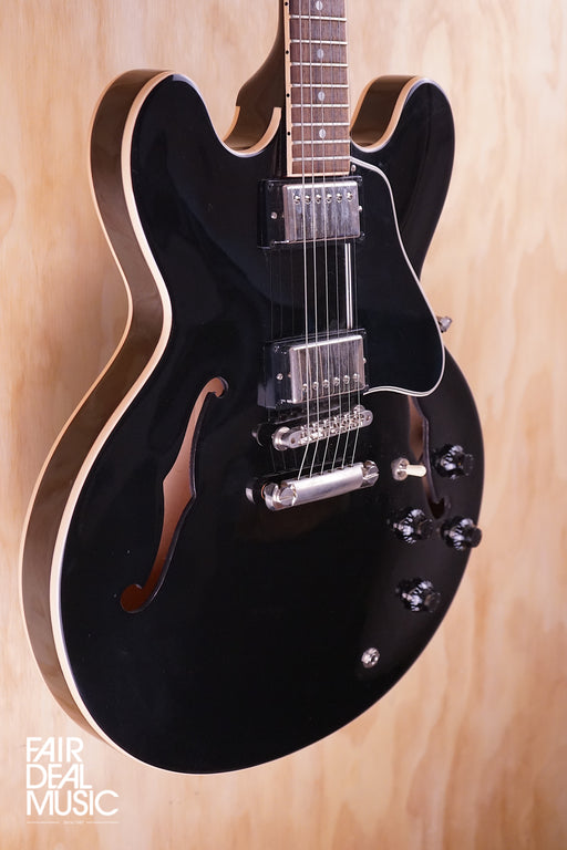 Gibson ES-335 in Ebony, USED - Fair Deal Music