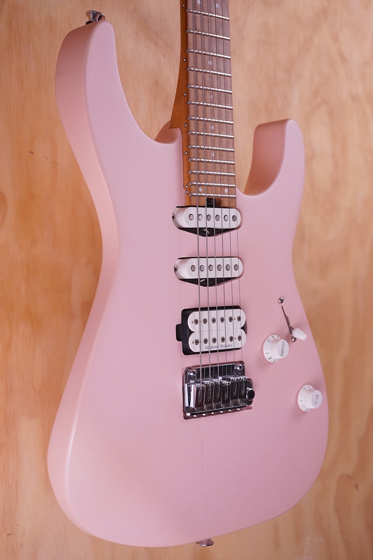 Charvel Pro Mod DK24 Dinky HSS 2PT CM in Shell Pink, (Used) - Fair Deal Music
