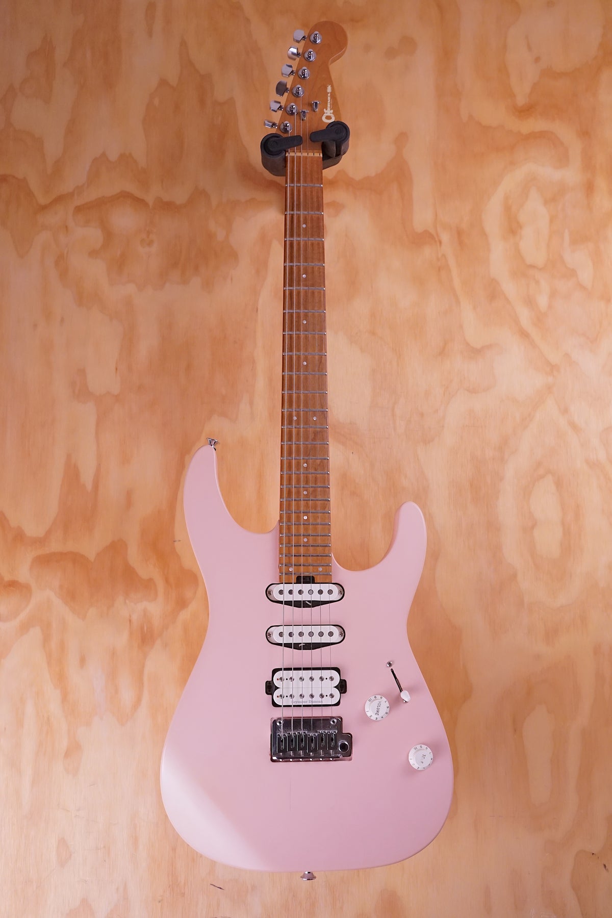 Charvel Pro Mod DK24 Dinky HSS 2PT CM in Shell Pink, (Used) - Fair Deal Music
