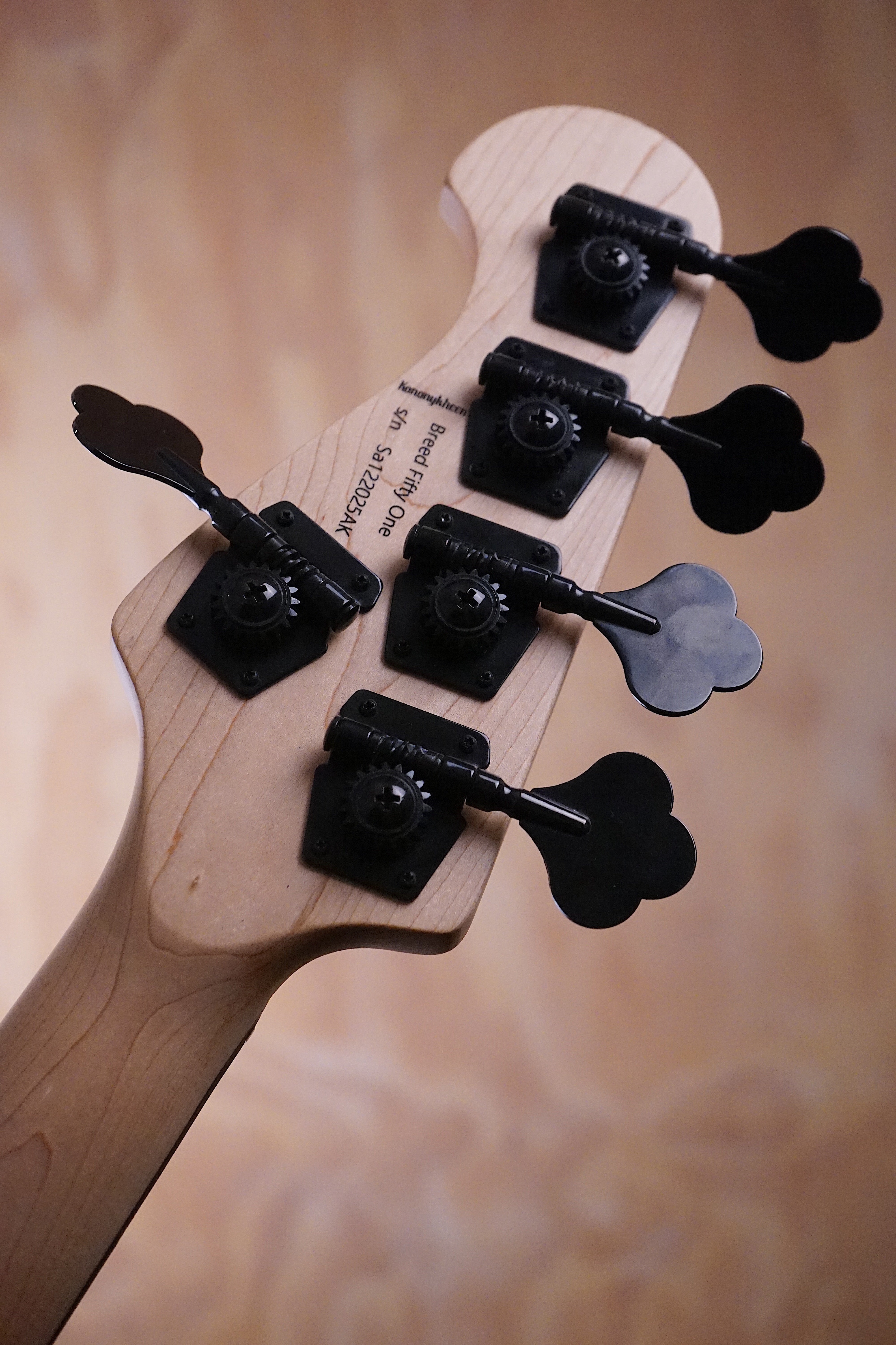 Kononykheen Breed Fifty One in Coal Black Satin Bass Guitar, (Used) - Fair Deal Music
