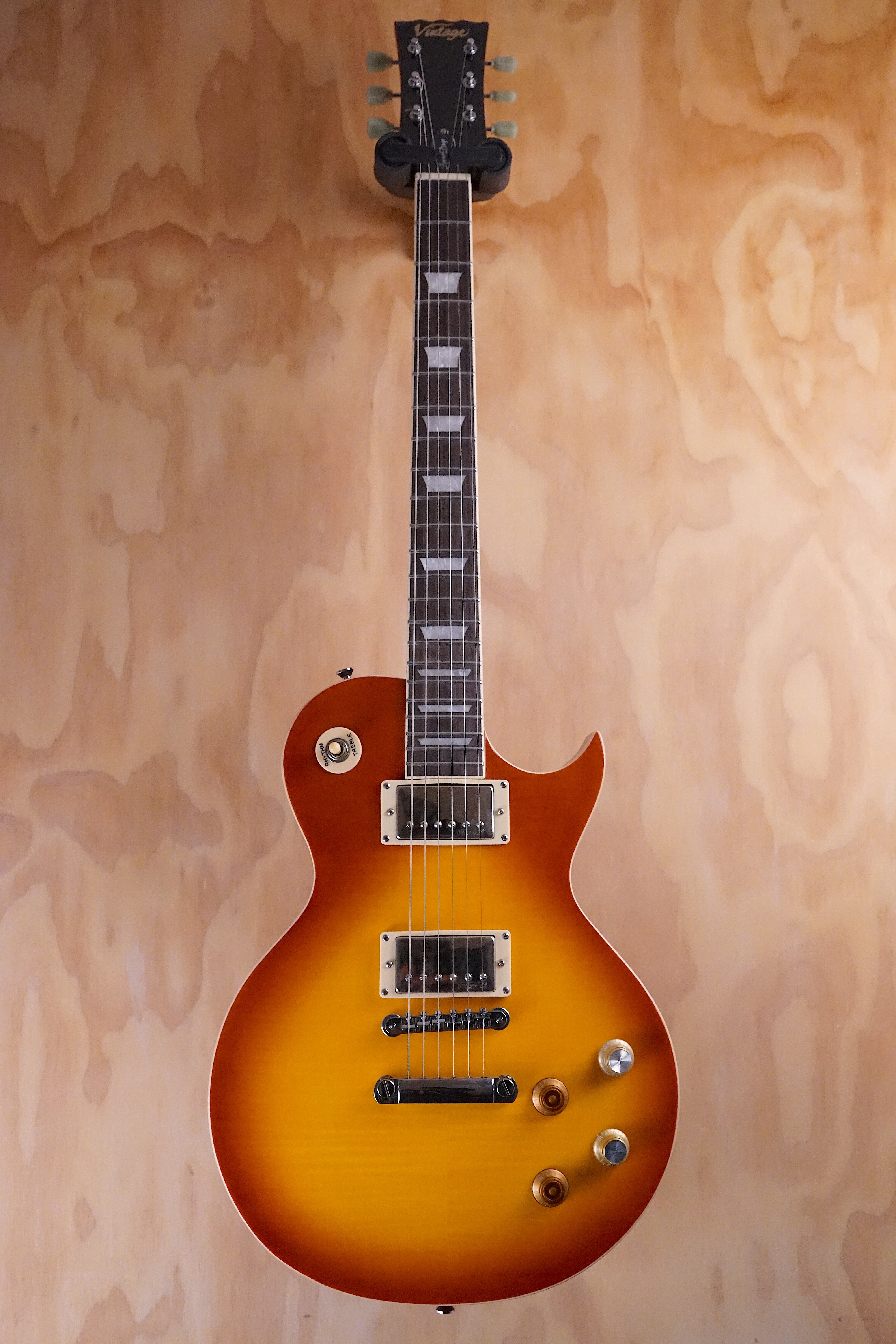 Vintage V100 ReIssued in Honeyburst Electric Guitar, (Used) - Fair Deal Music