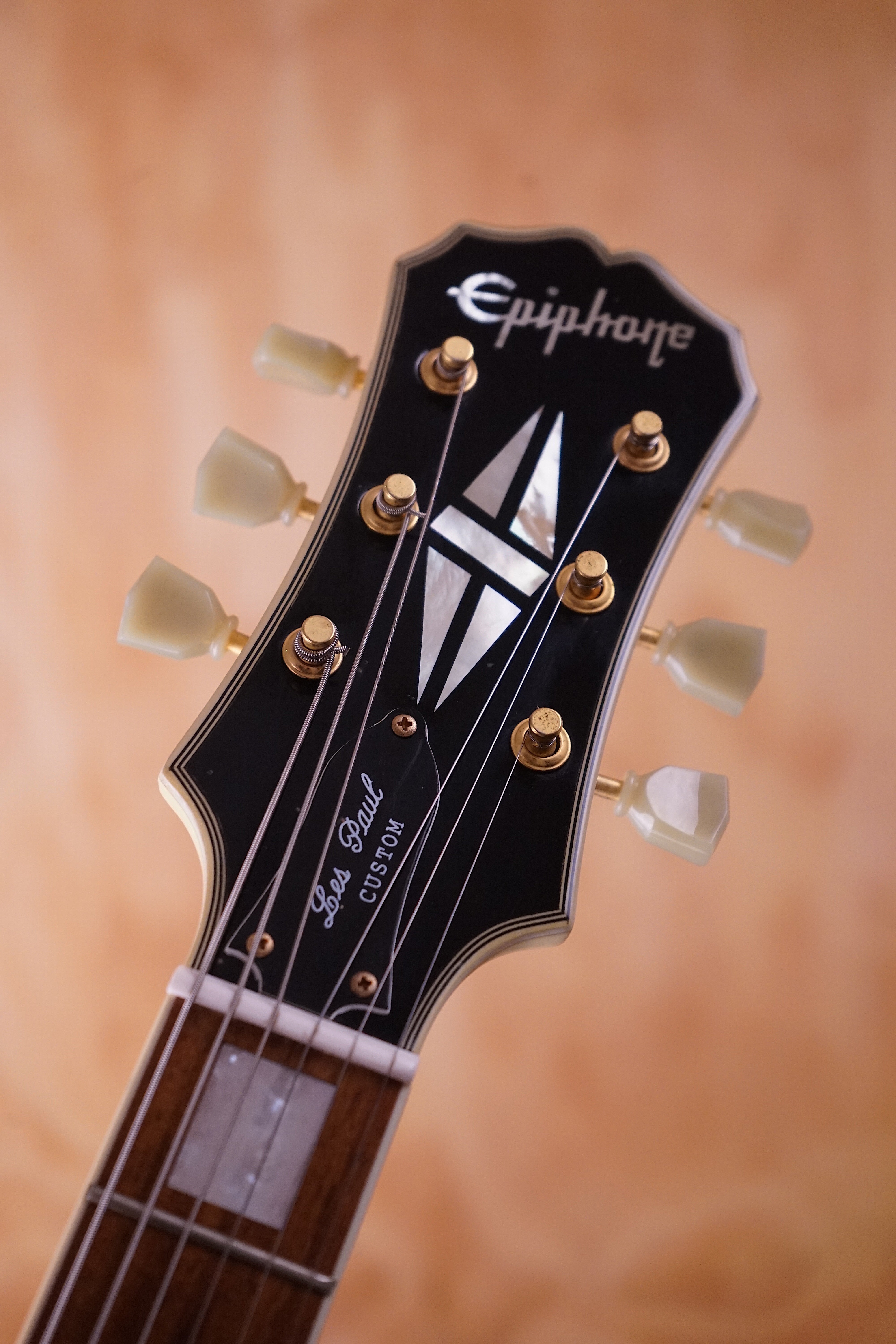 Epiphone Les Paul (SG-style) Custom in Antique Ivory, (Used) - Fair Deal Music