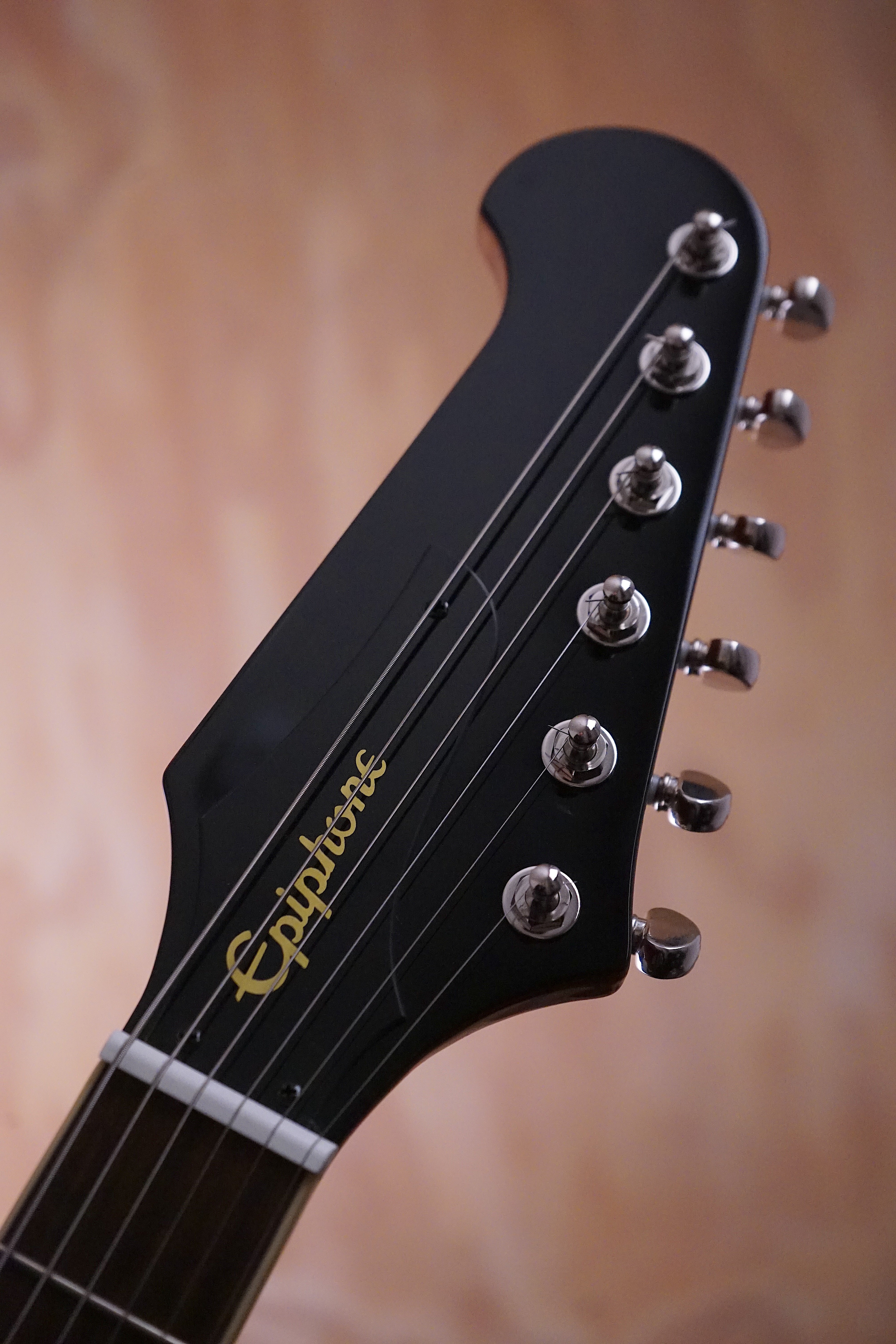 Epiphone Inspired by Gibson Firebird Vintage Sunburst Electric Guitar, (Nearly, New) - Fair Deal Music